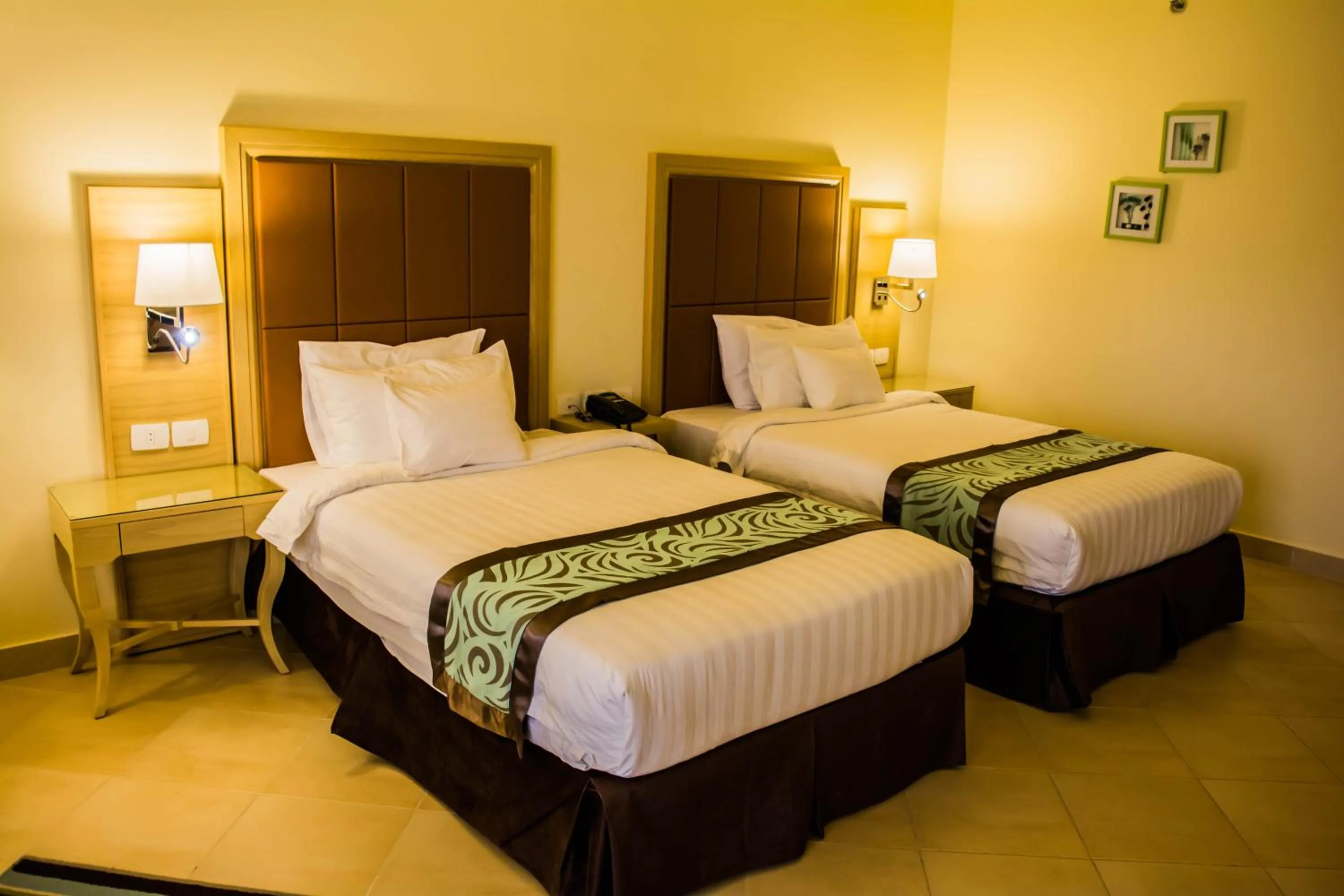 Bed in Tolip Taba Resort And Spa