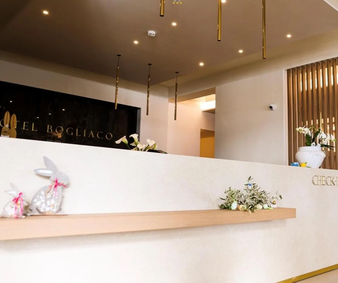 Lobby or reception in Hotel Bogliaco