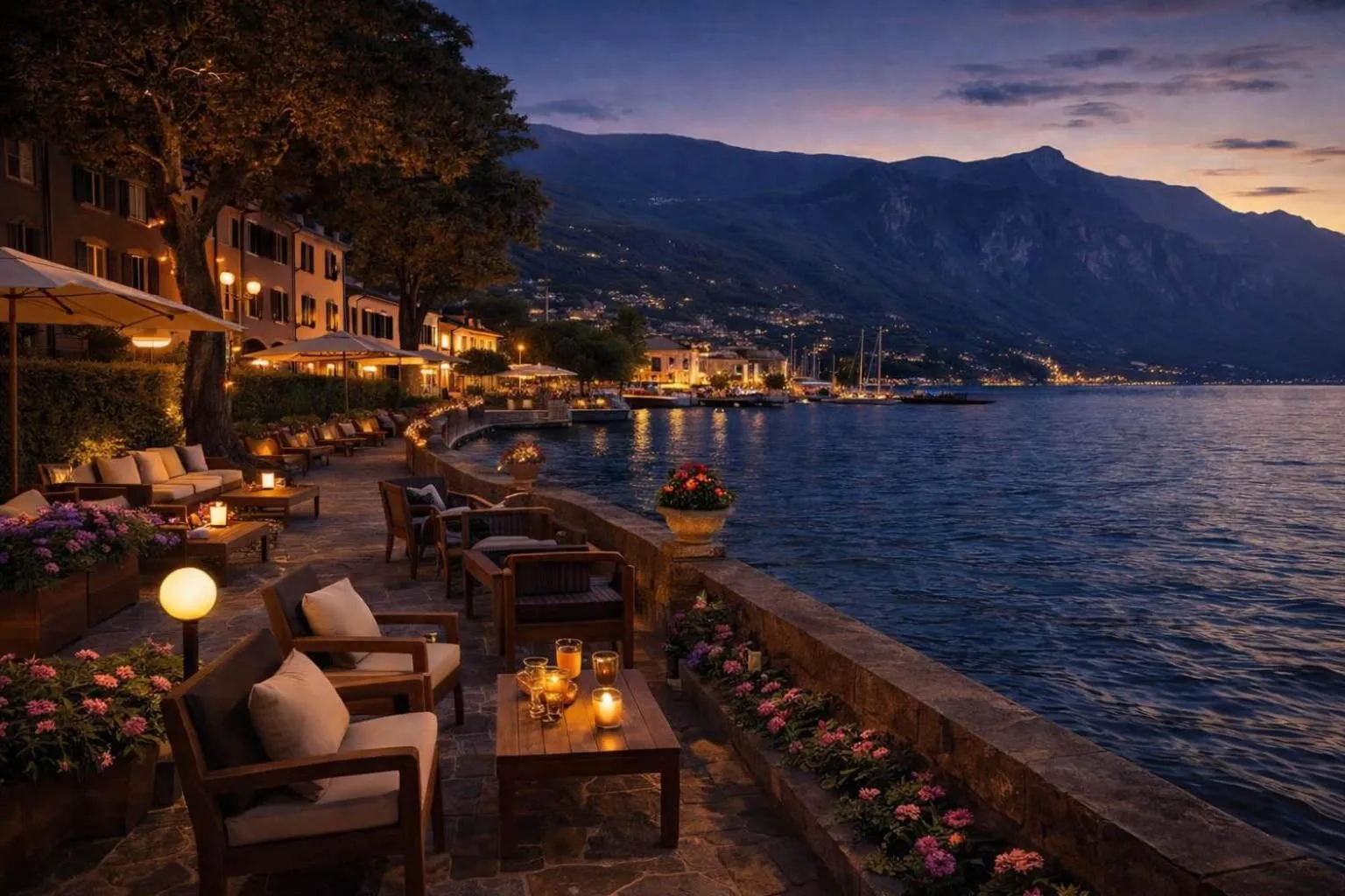 Night in Boutique Hotel Bogliaco