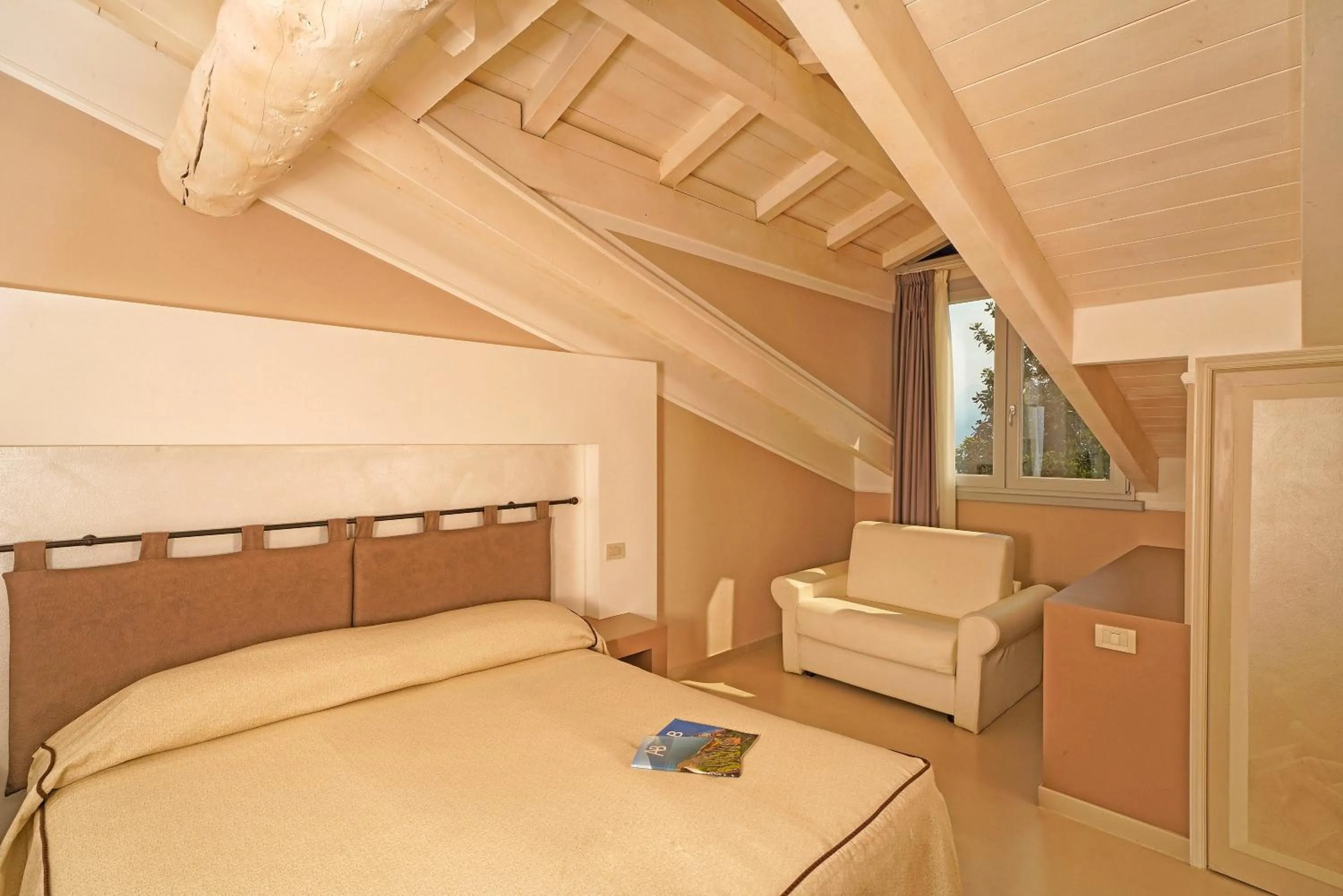 Bed in Hotel Bogliaco