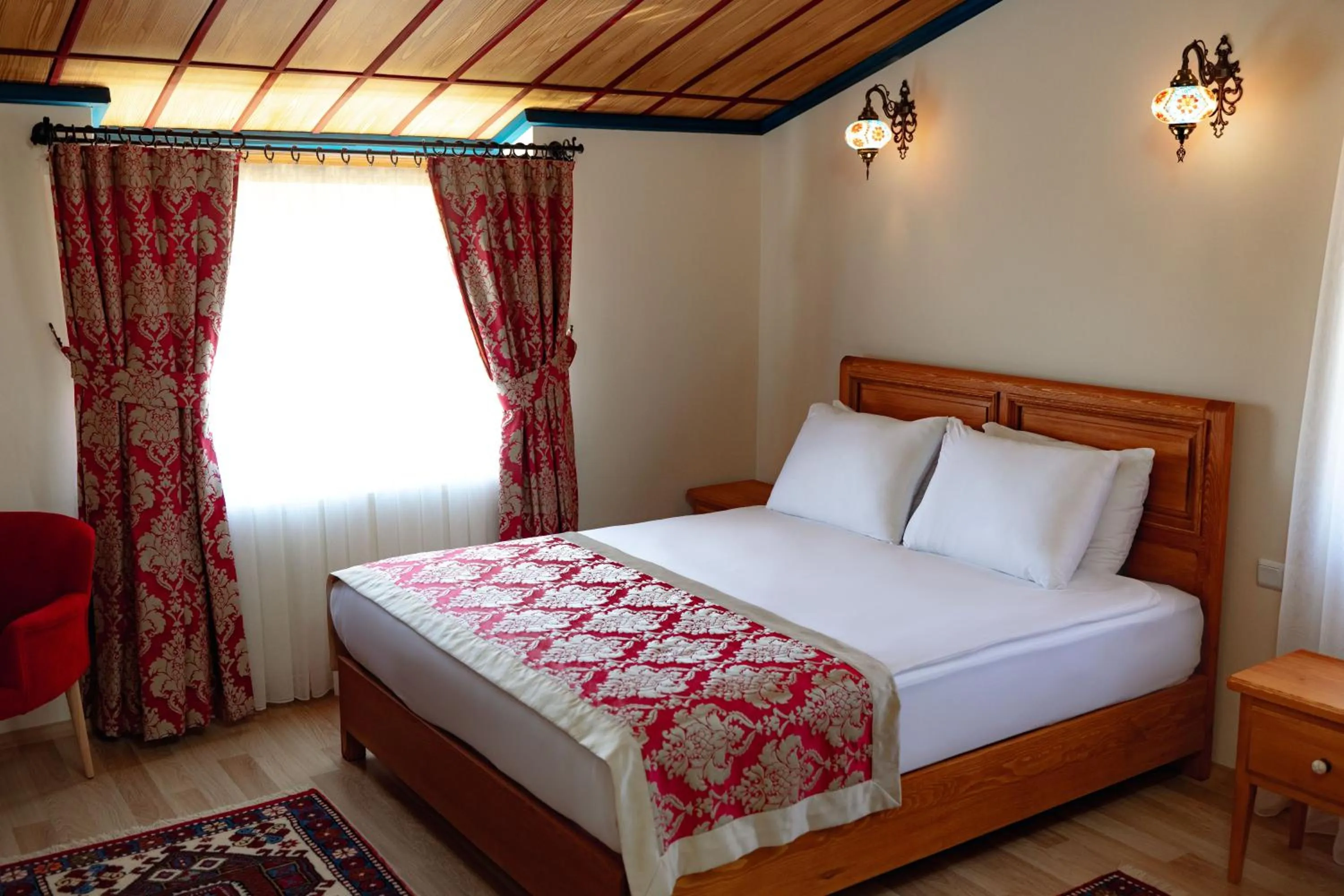Bed in Cappadocia Villa Comfort