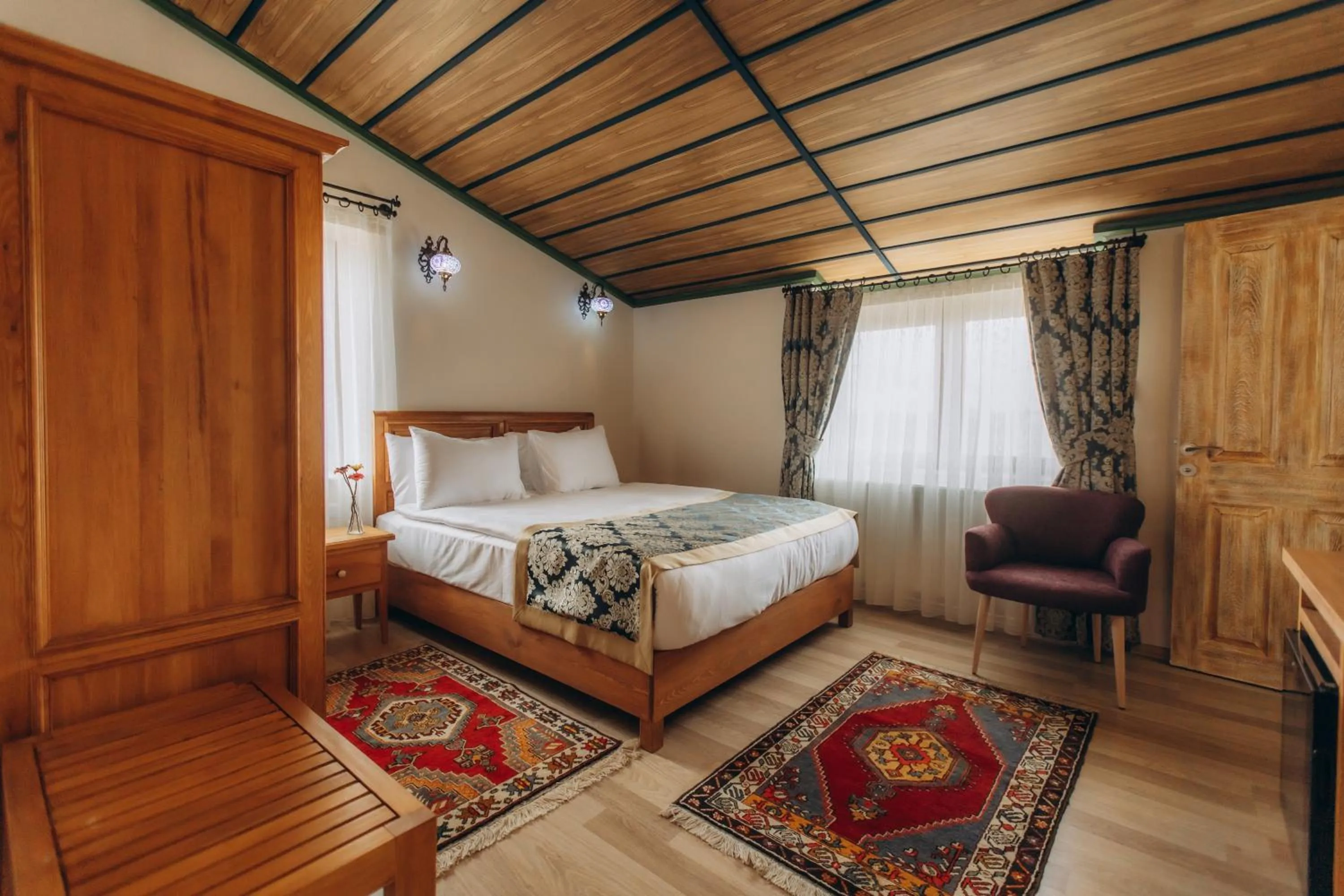 Bed in Cappadocia Villa Comfort