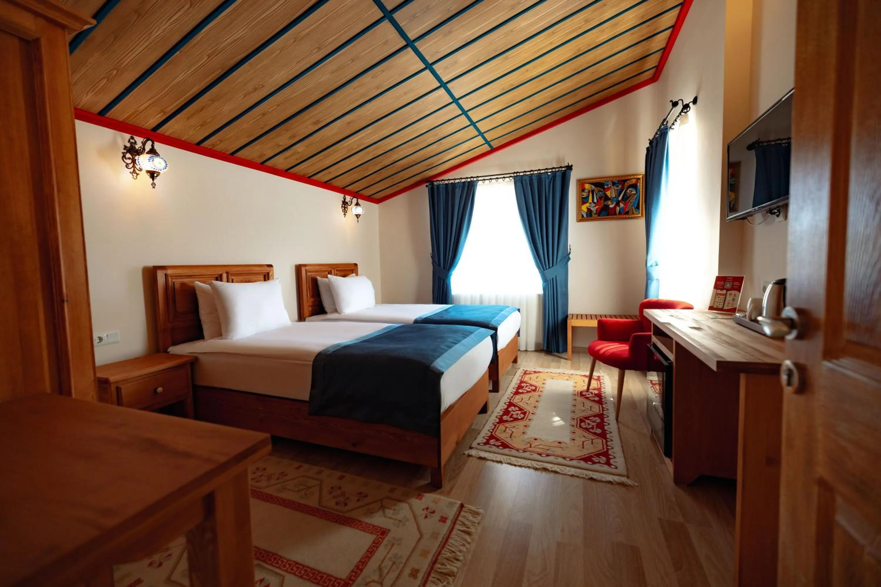 Bed in Cappadocia Villa Comfort