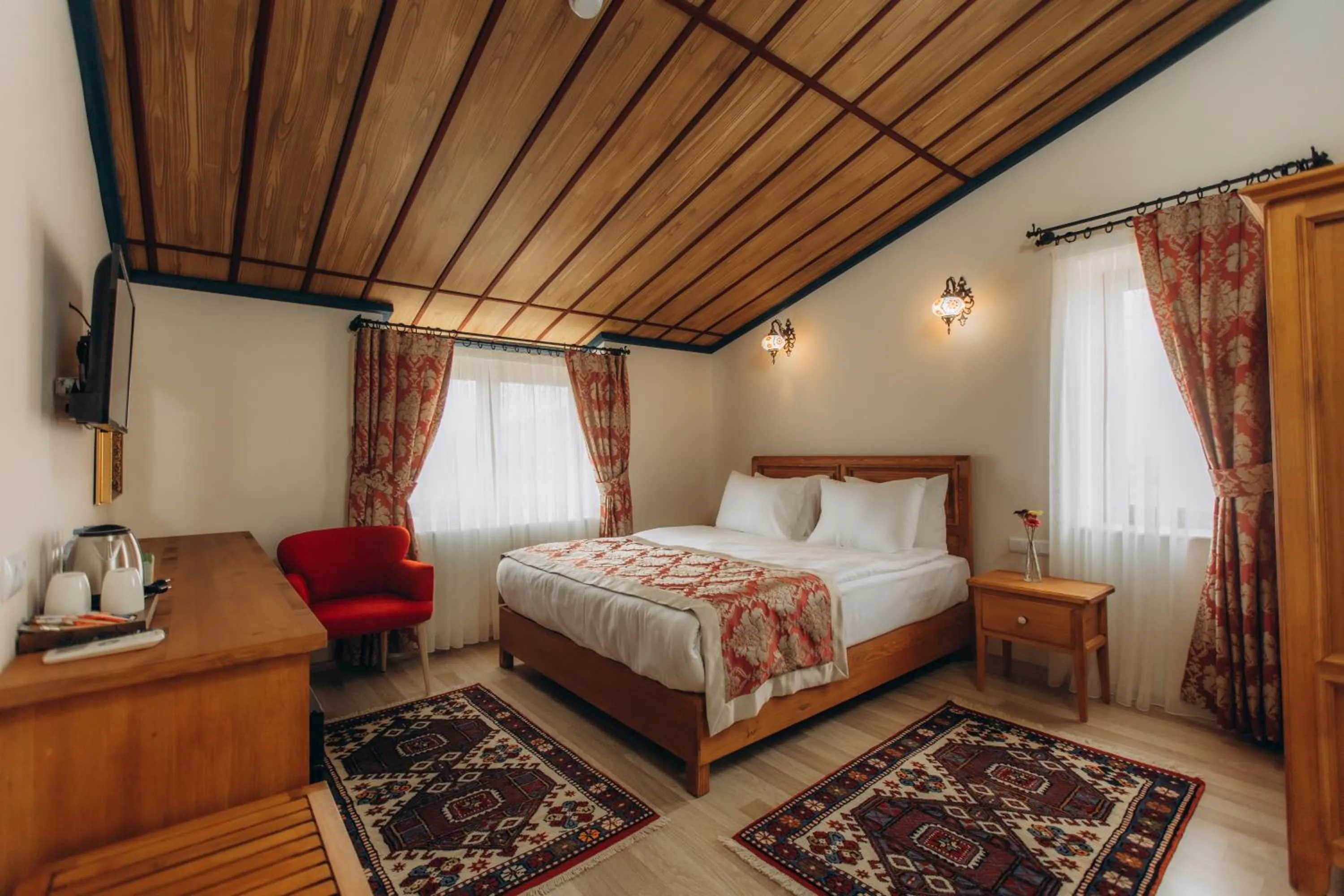 Bed in Cappadocia Villa Comfort