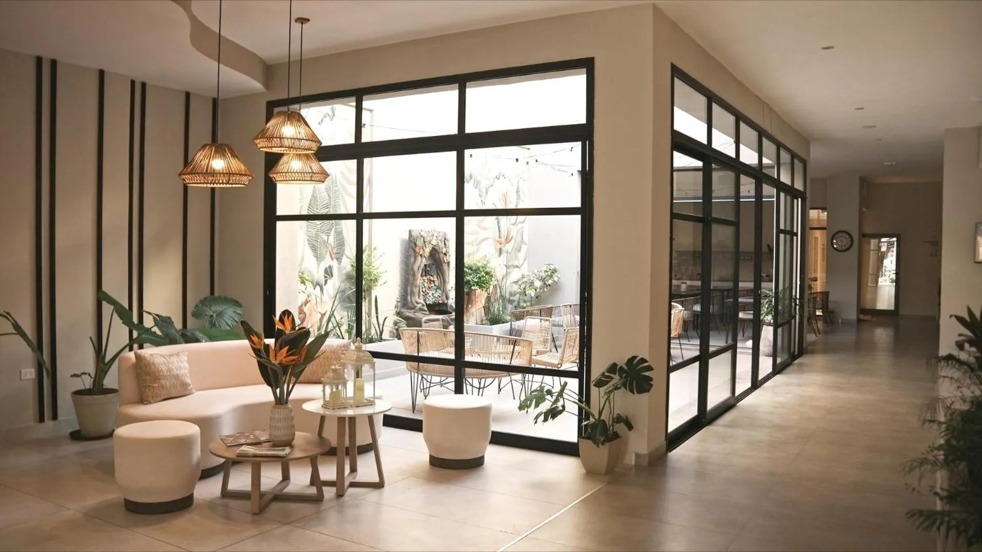 Lobby or reception in Hotel Caseros Salta