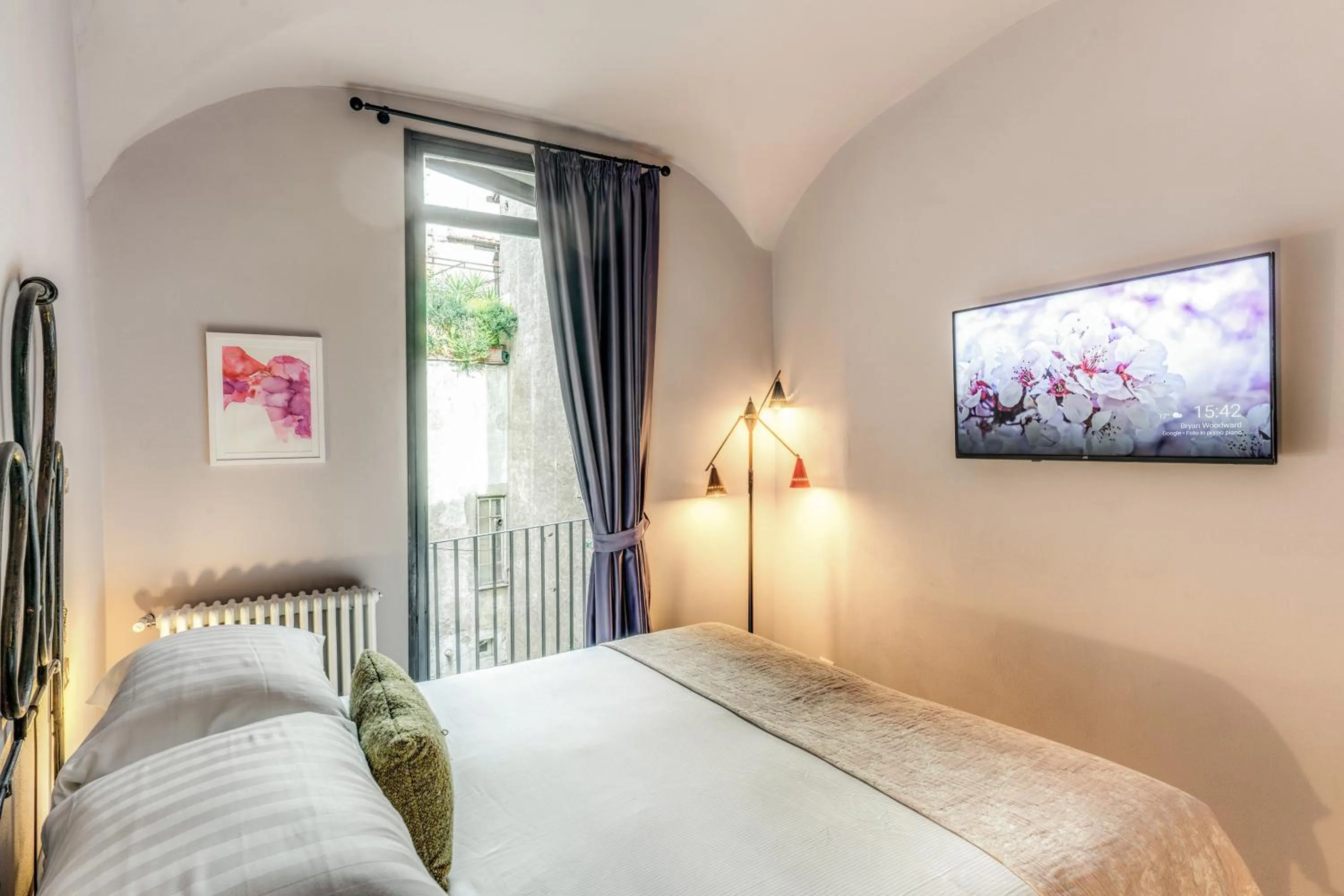 TV and multimedia, Bed in Residenza Brama - Art ApartHotel