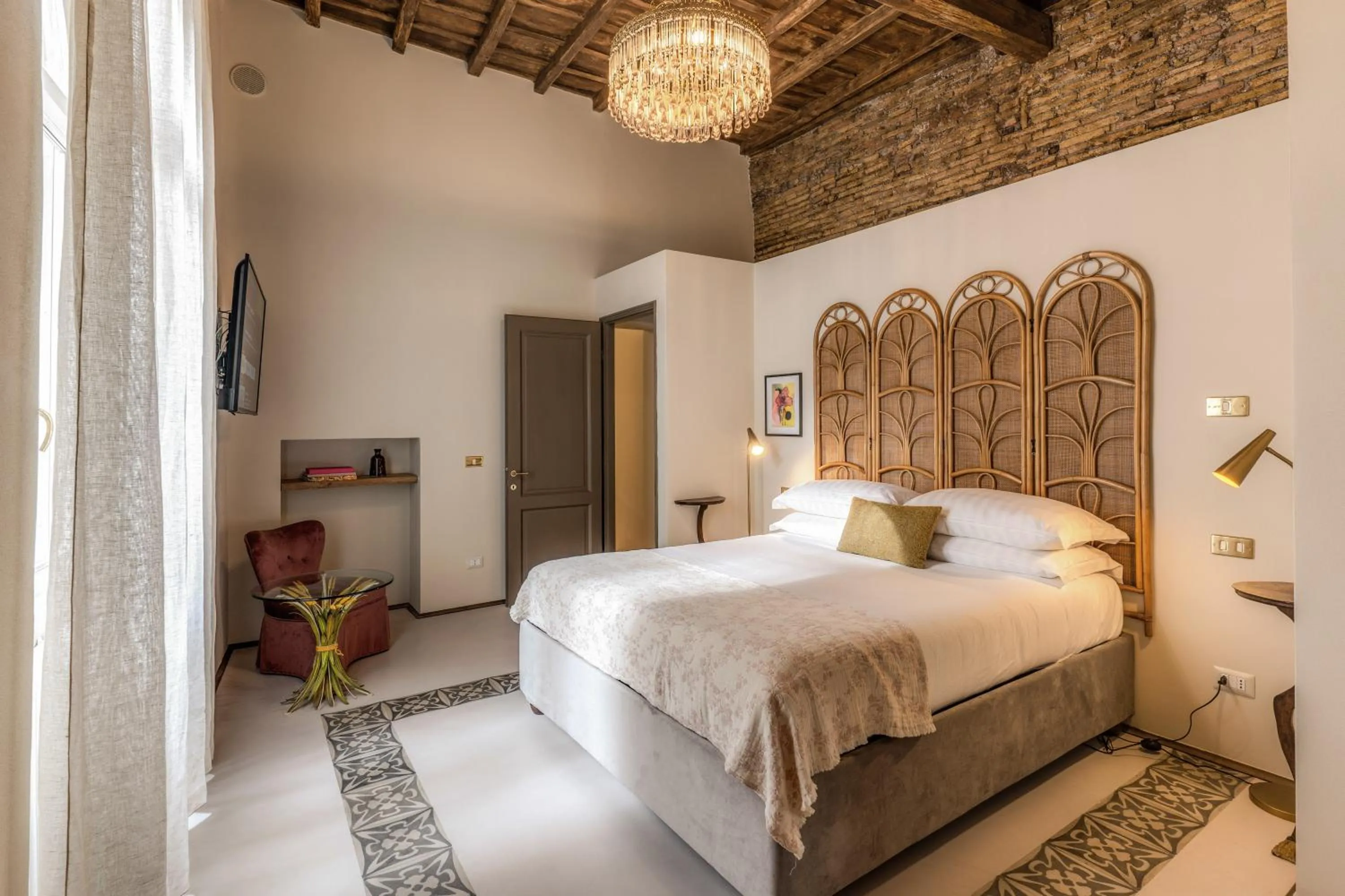 Bedroom, Bed in Residenza Brama - Art ApartHotel