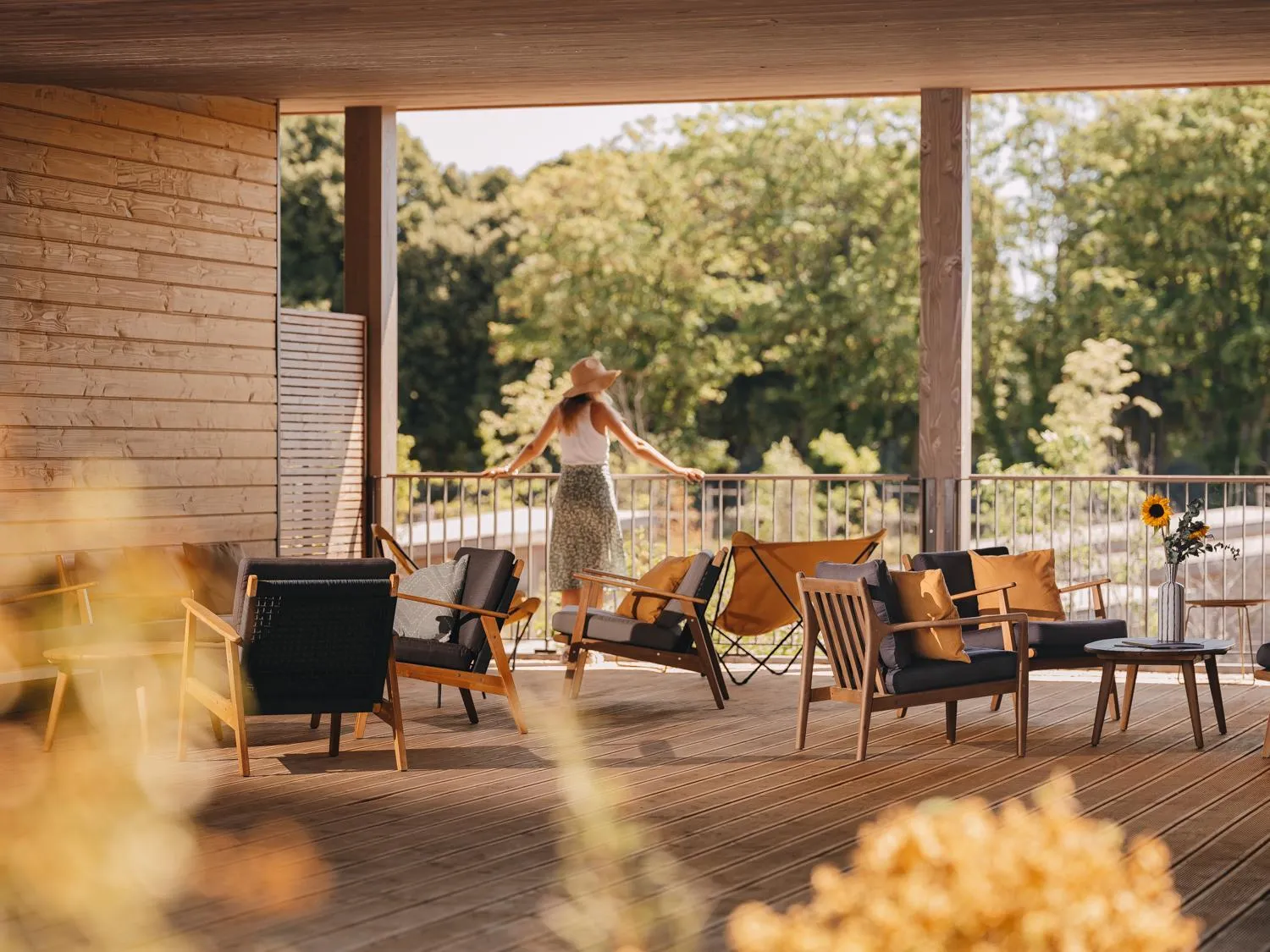 Balcony/Terrace in Hôtel le Bout du Parc de Versailles
