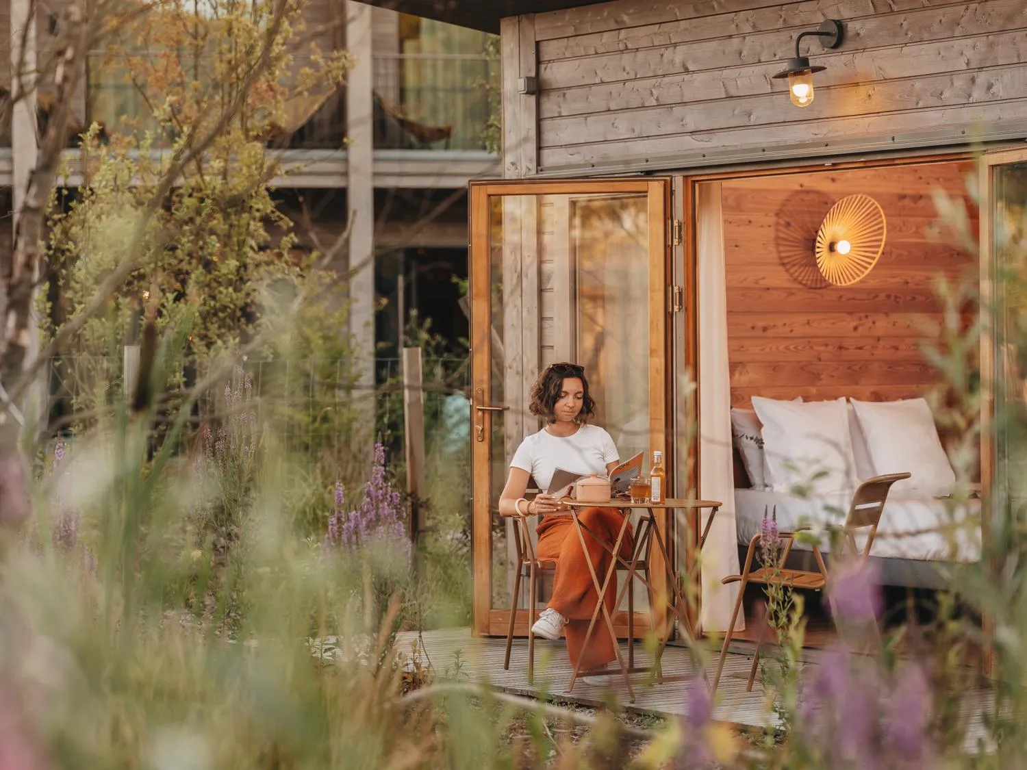Garden in Hôtel le Bout du Parc de Versailles