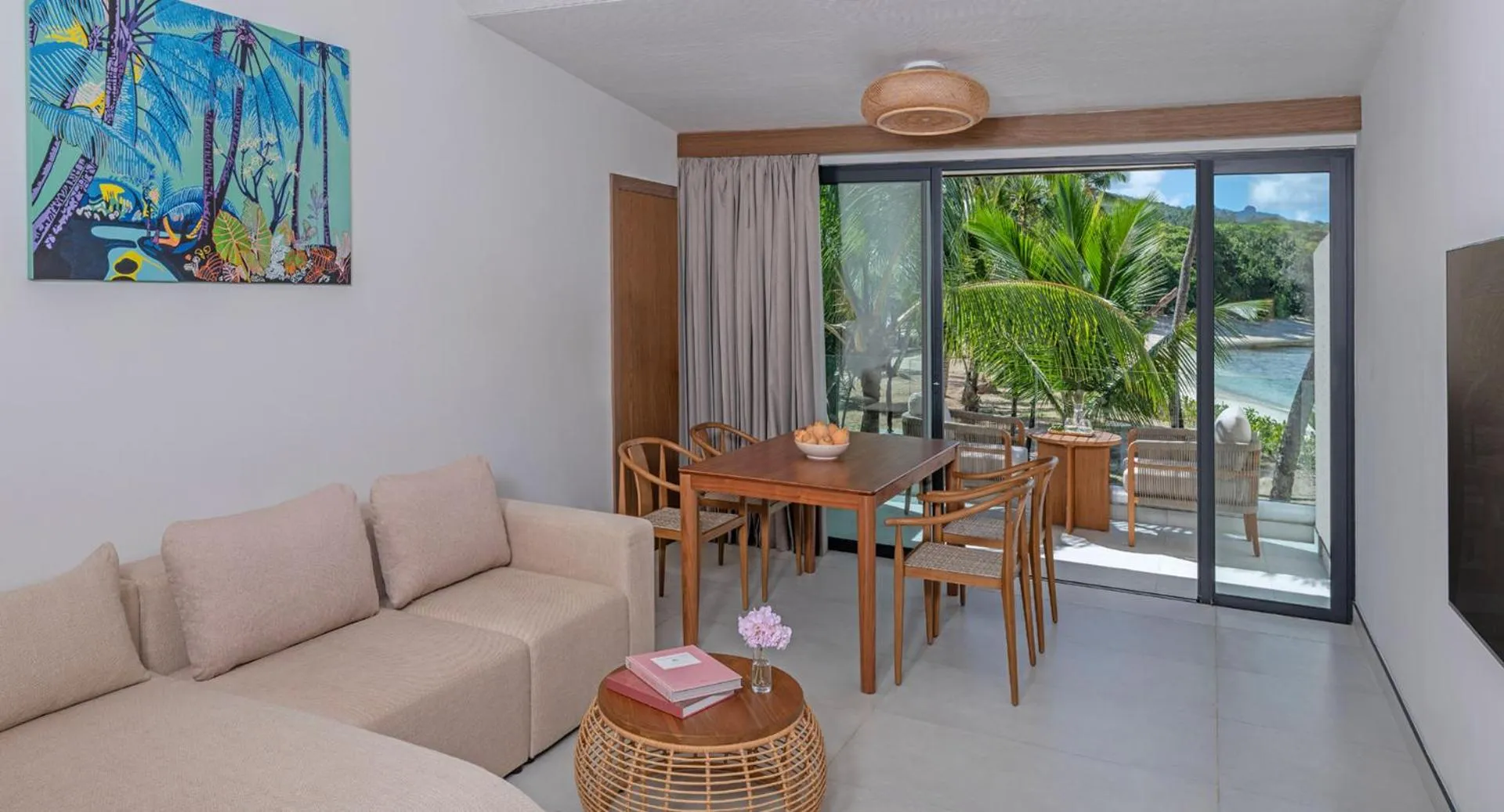 Living room in Avani+ Barbarons Seychelles