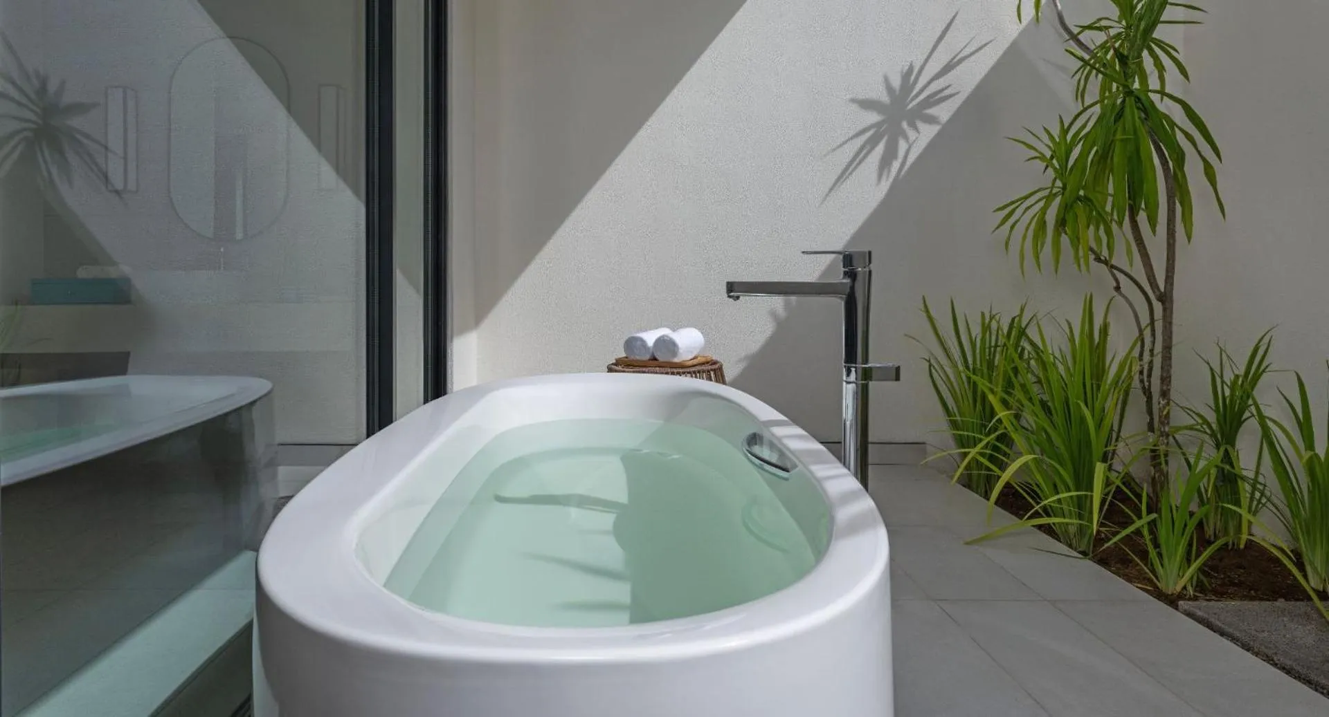 Bath in Avani+ Barbarons Seychelles