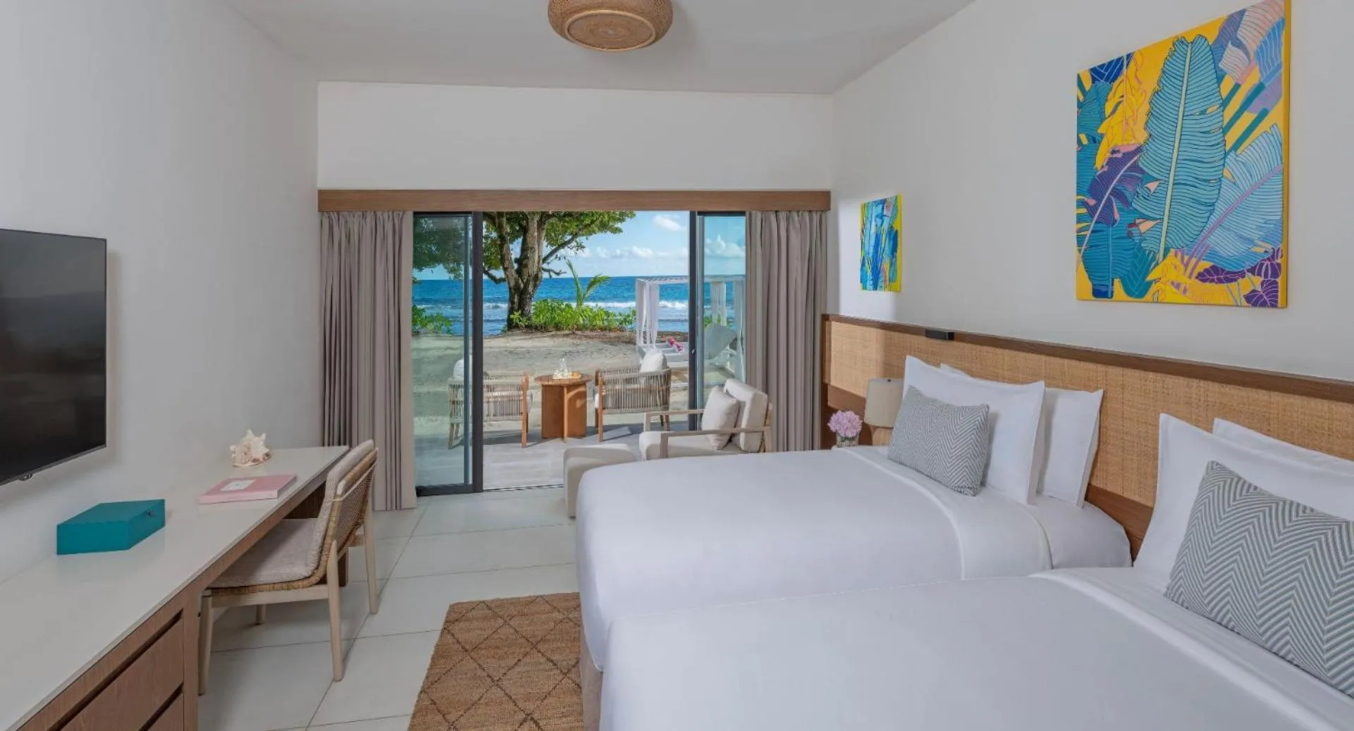 Beach, Bed in Avani+ Barbarons Seychelles