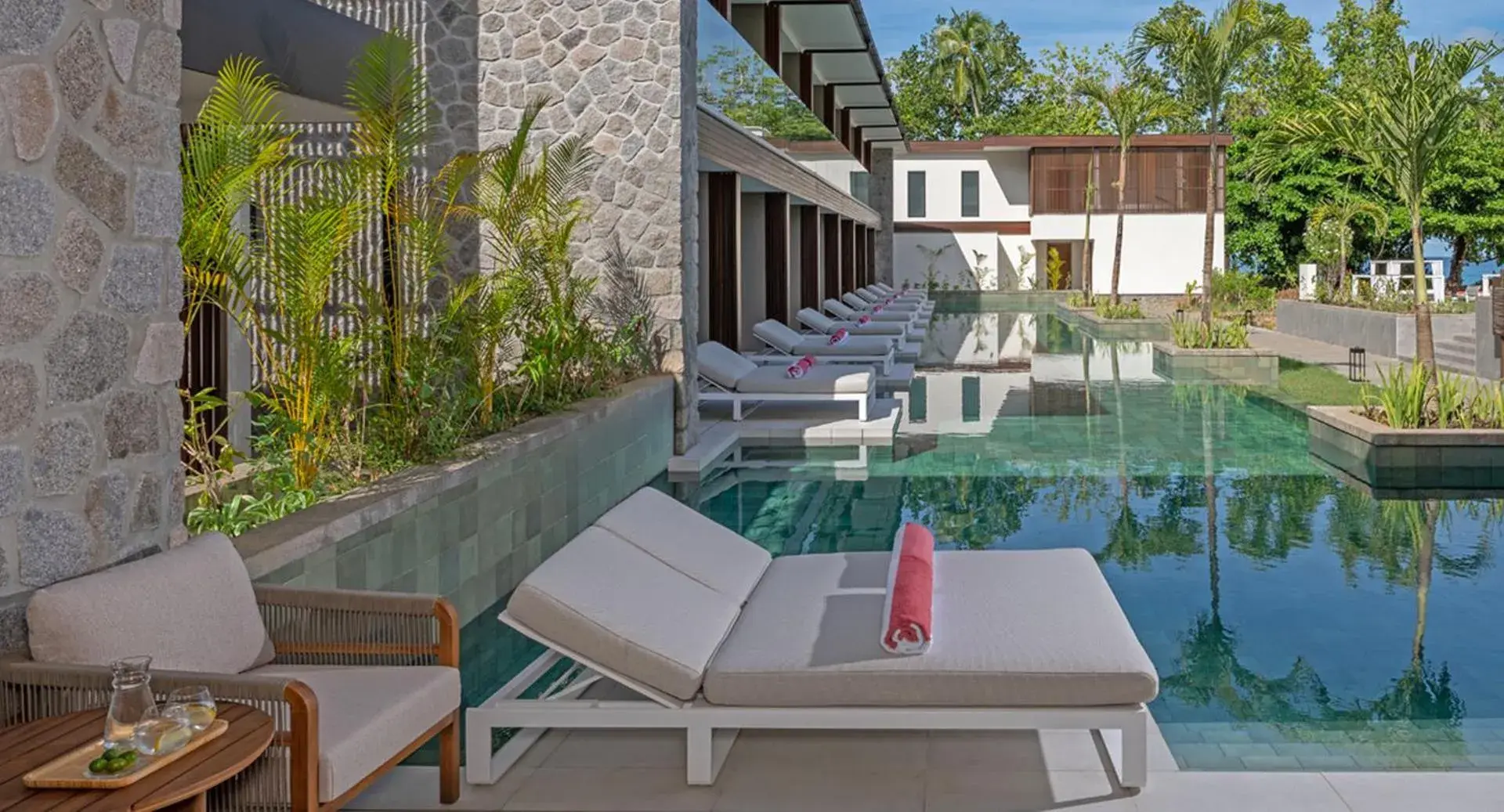 Swimming pool in Avani+ Barbarons Seychelles Swimming pool in Avani+ Barbarons Seychelles