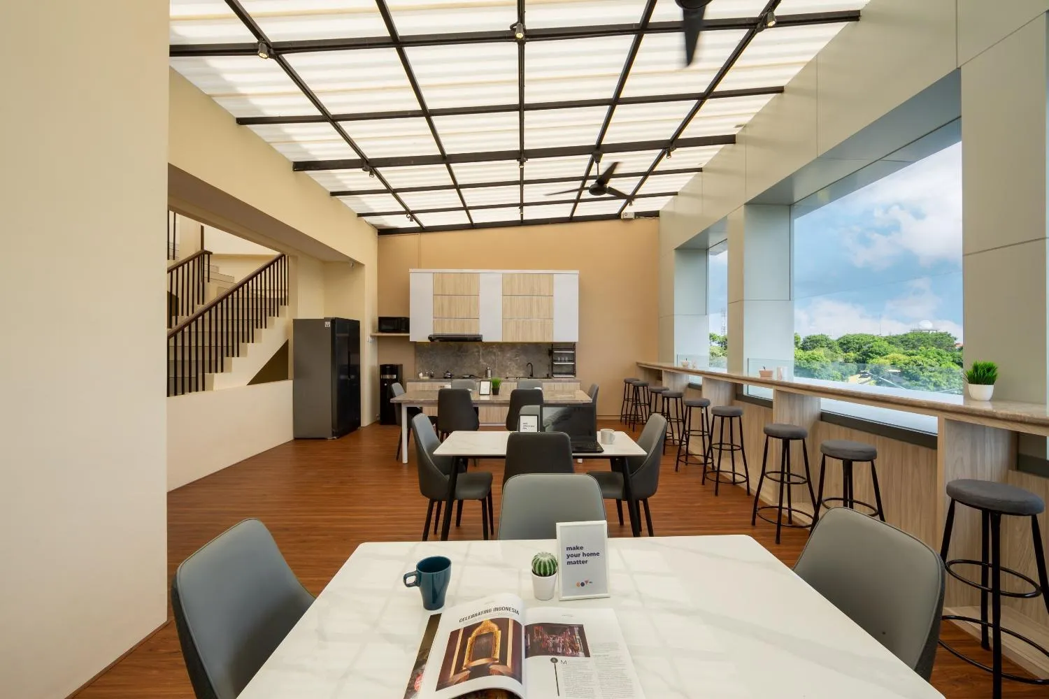 Seating area in Cove Tripuri House Bali