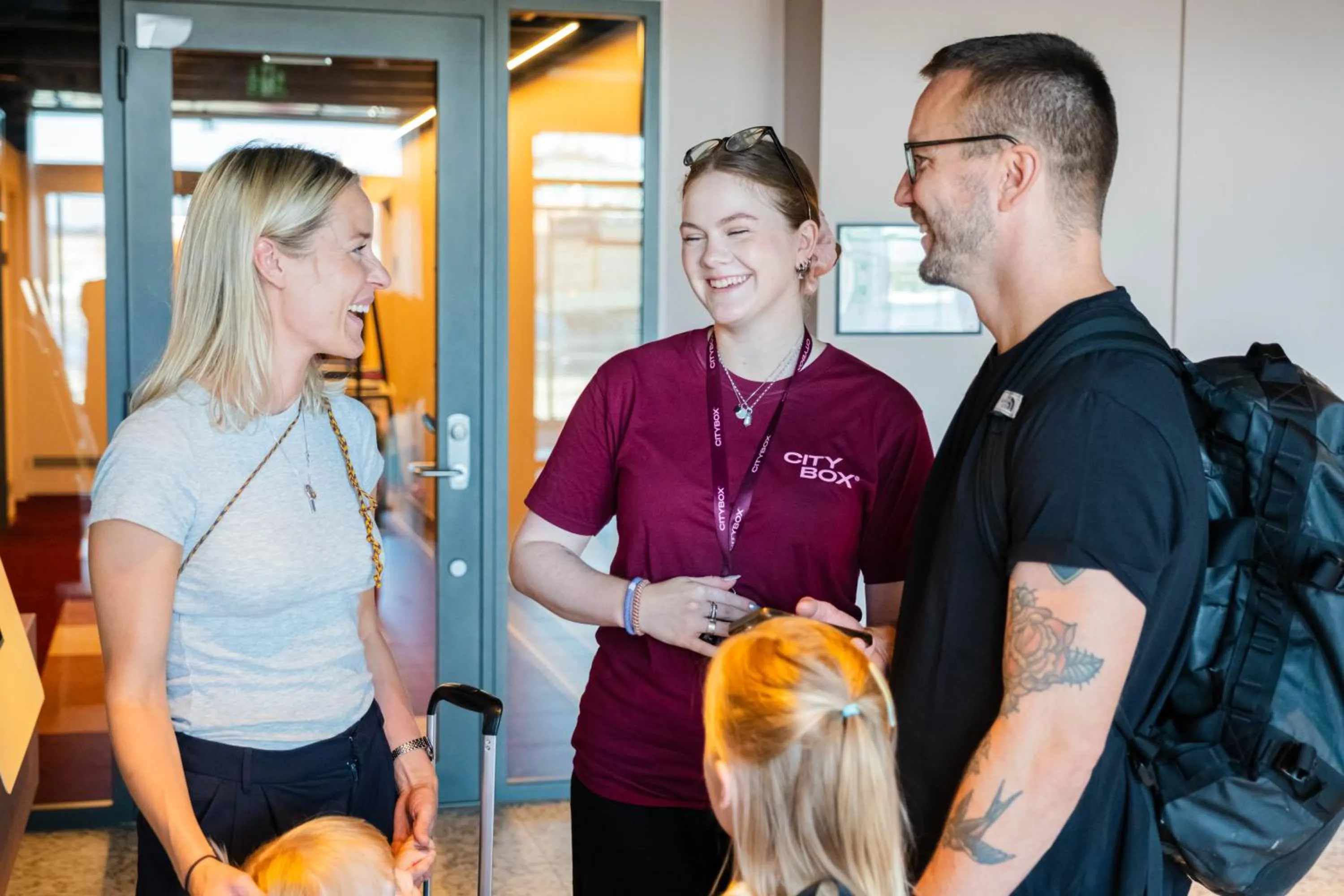 Staff in Citybox Stockholm