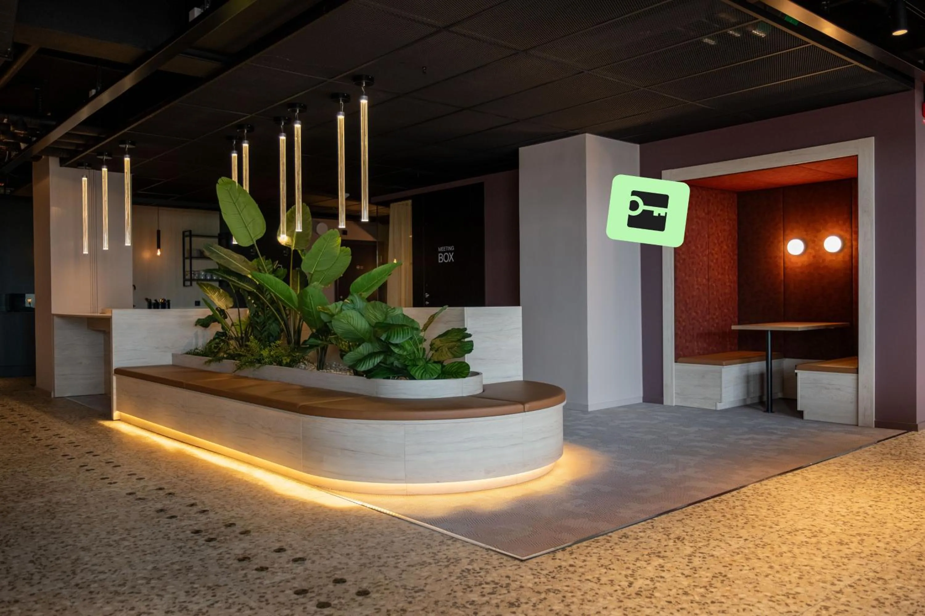 Lobby or reception in Citybox Stockholm