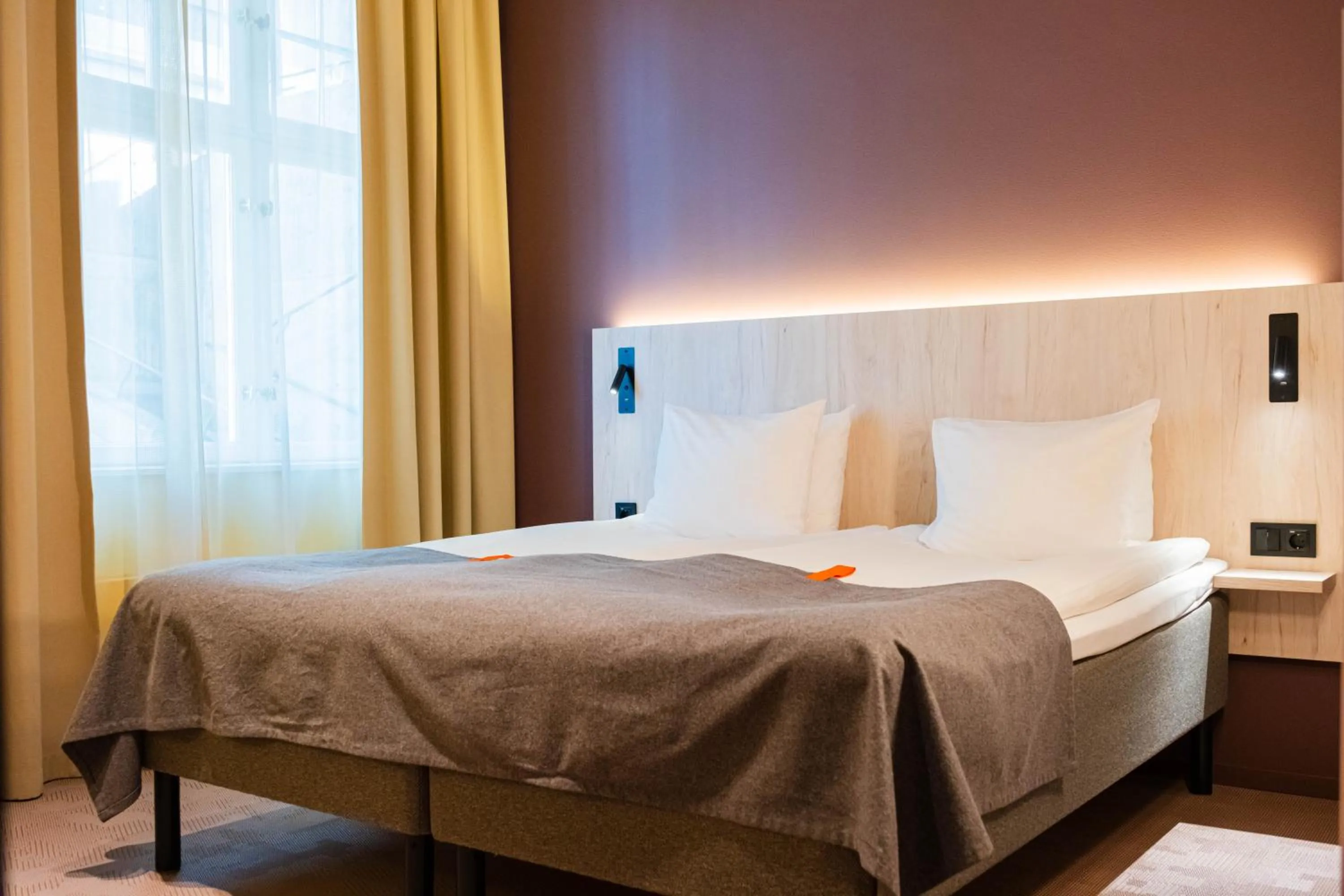 Bed in Citybox Stockholm