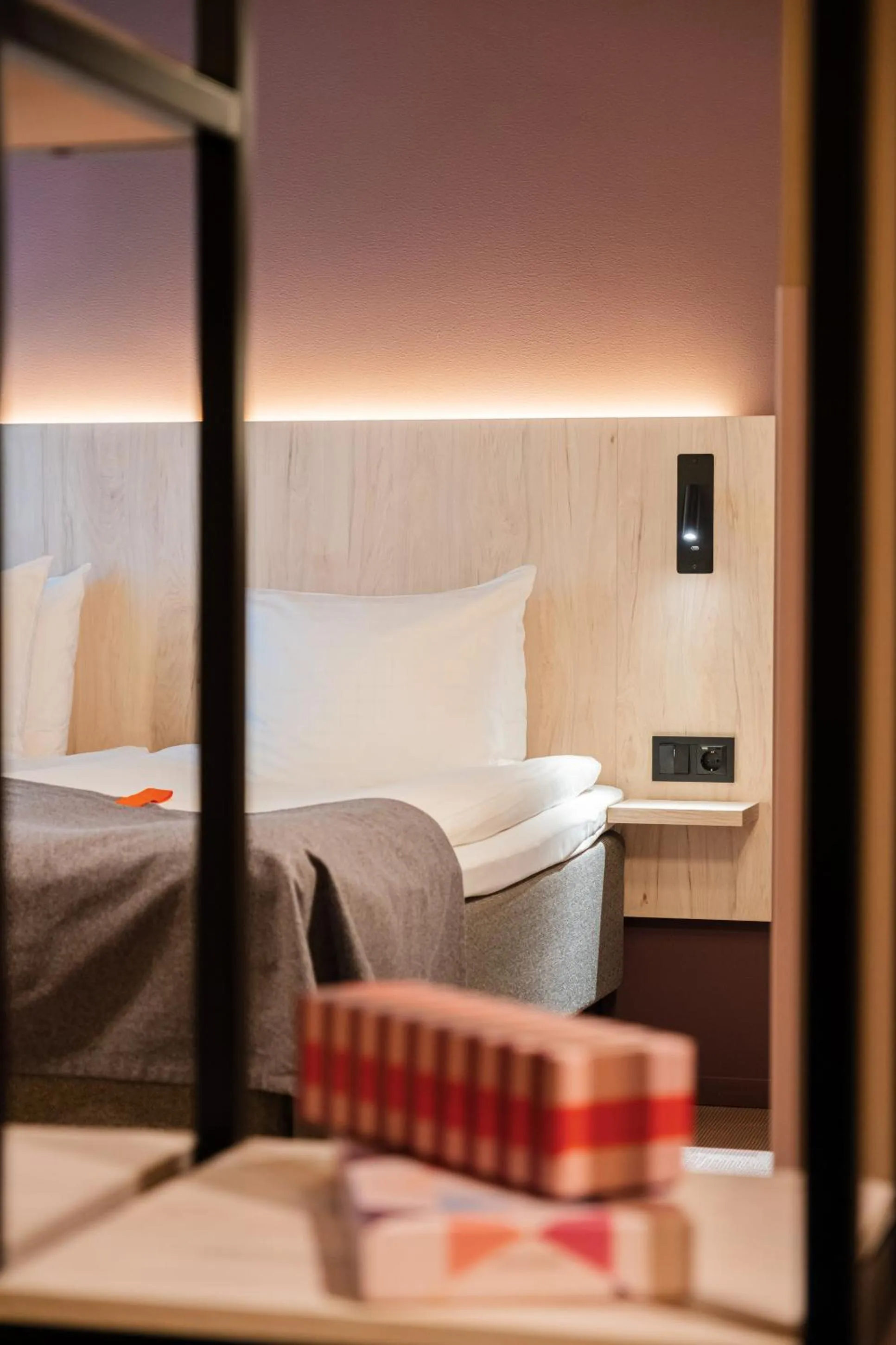 Bed in Citybox Stockholm