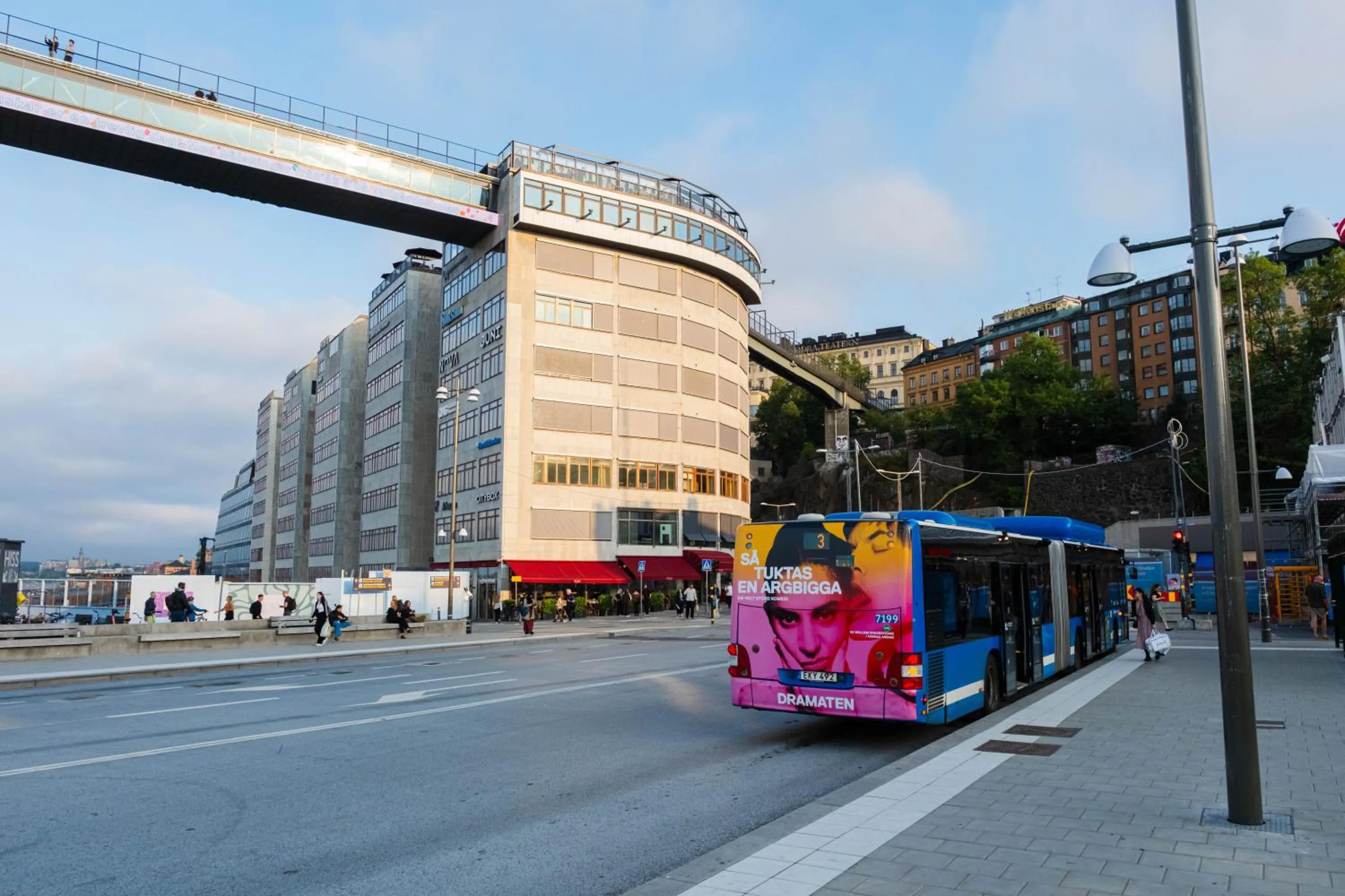 Facade/entrance in Citybox Stockholm