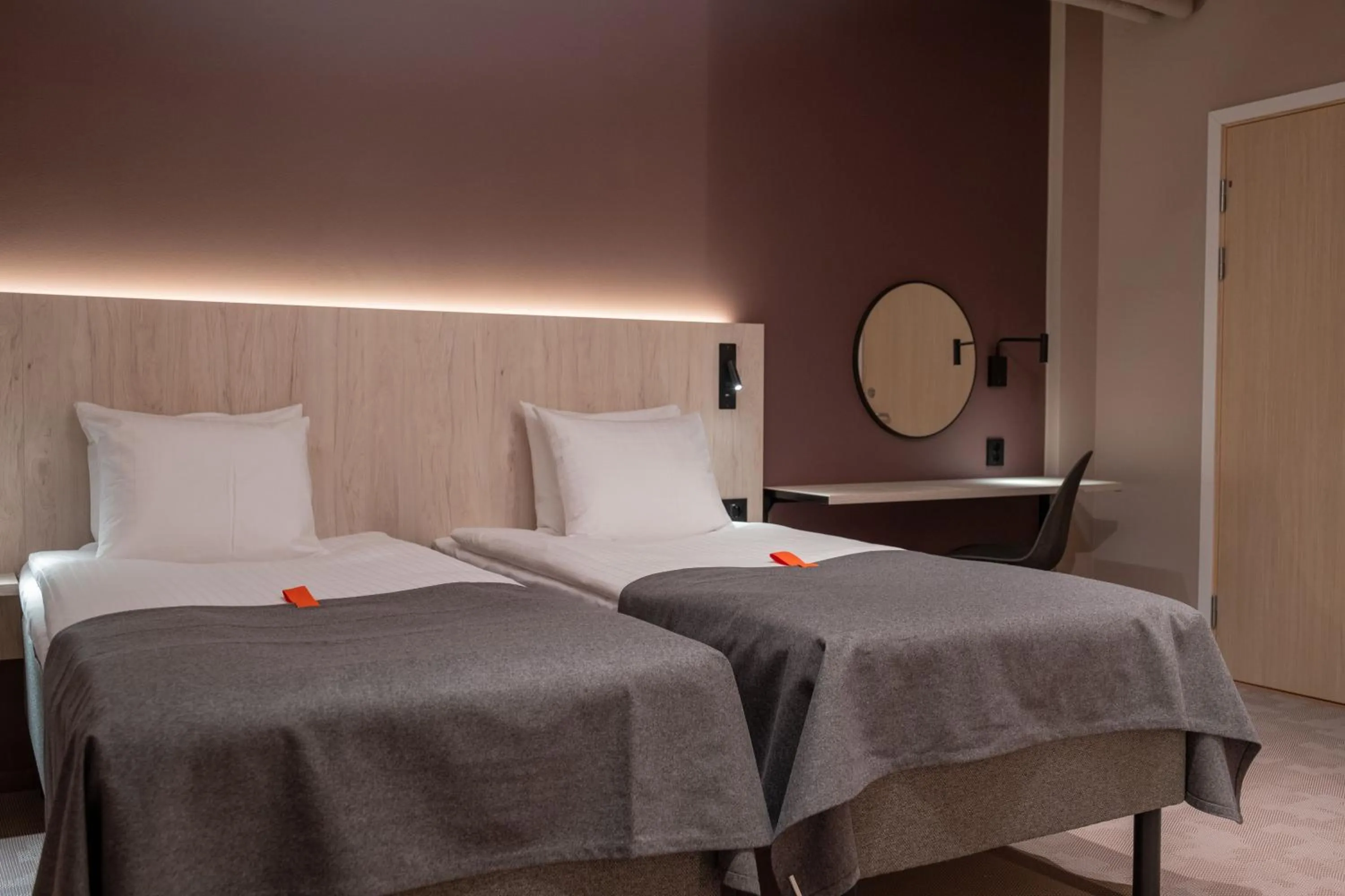 Bed in Citybox Stockholm