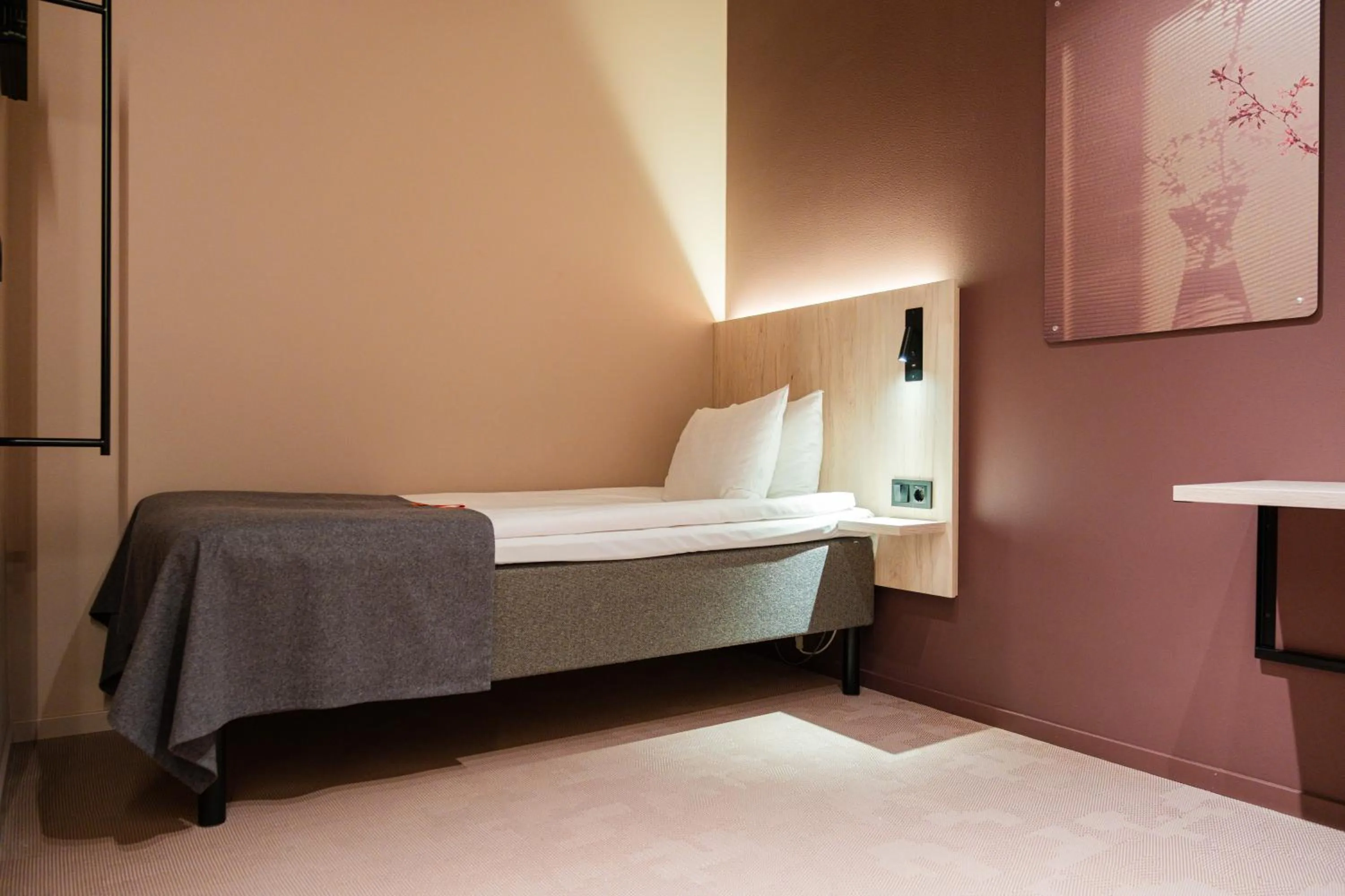 Bed in Citybox Stockholm