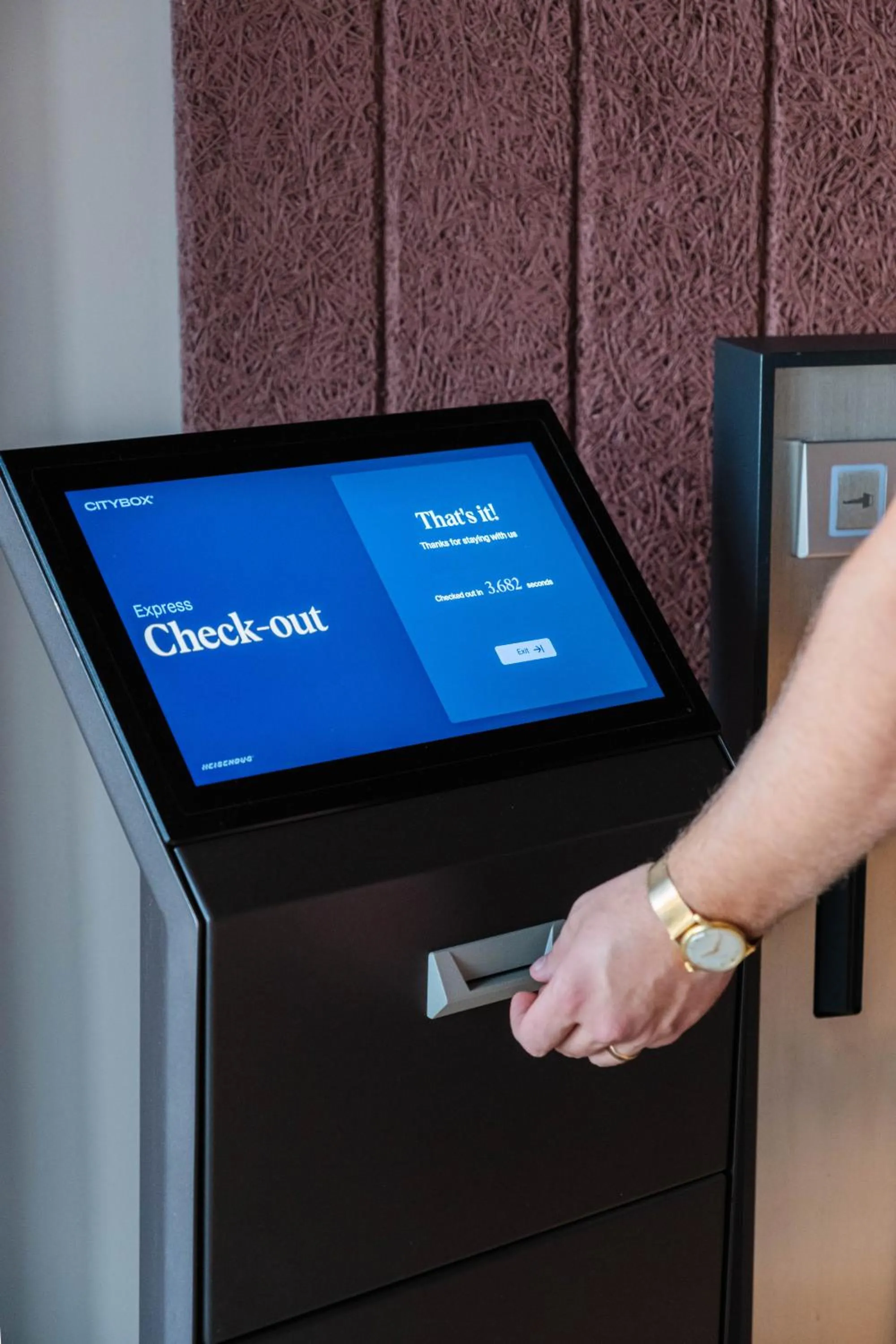 Lobby or reception in Citybox Stockholm