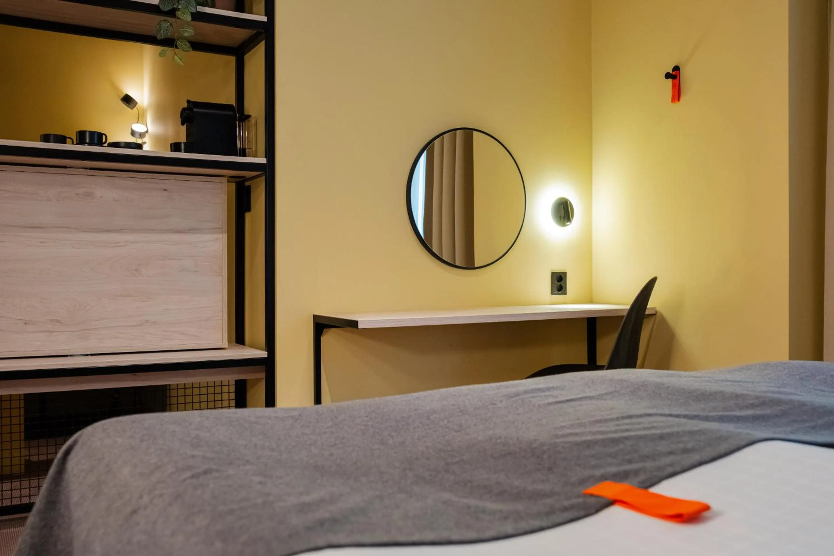 Bed in Citybox Stockholm