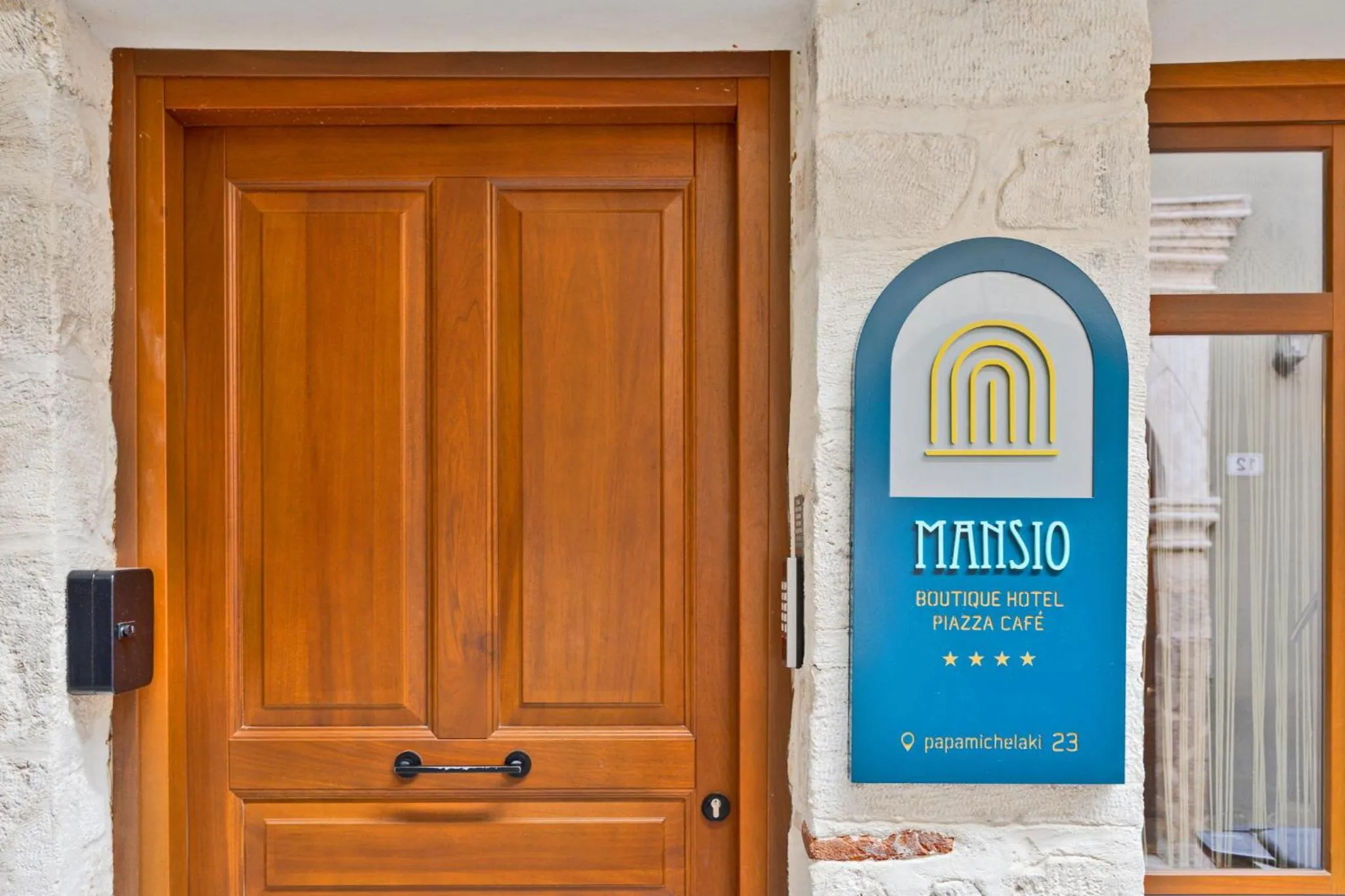 Property logo or sign in Mansio Boutique Hotel
