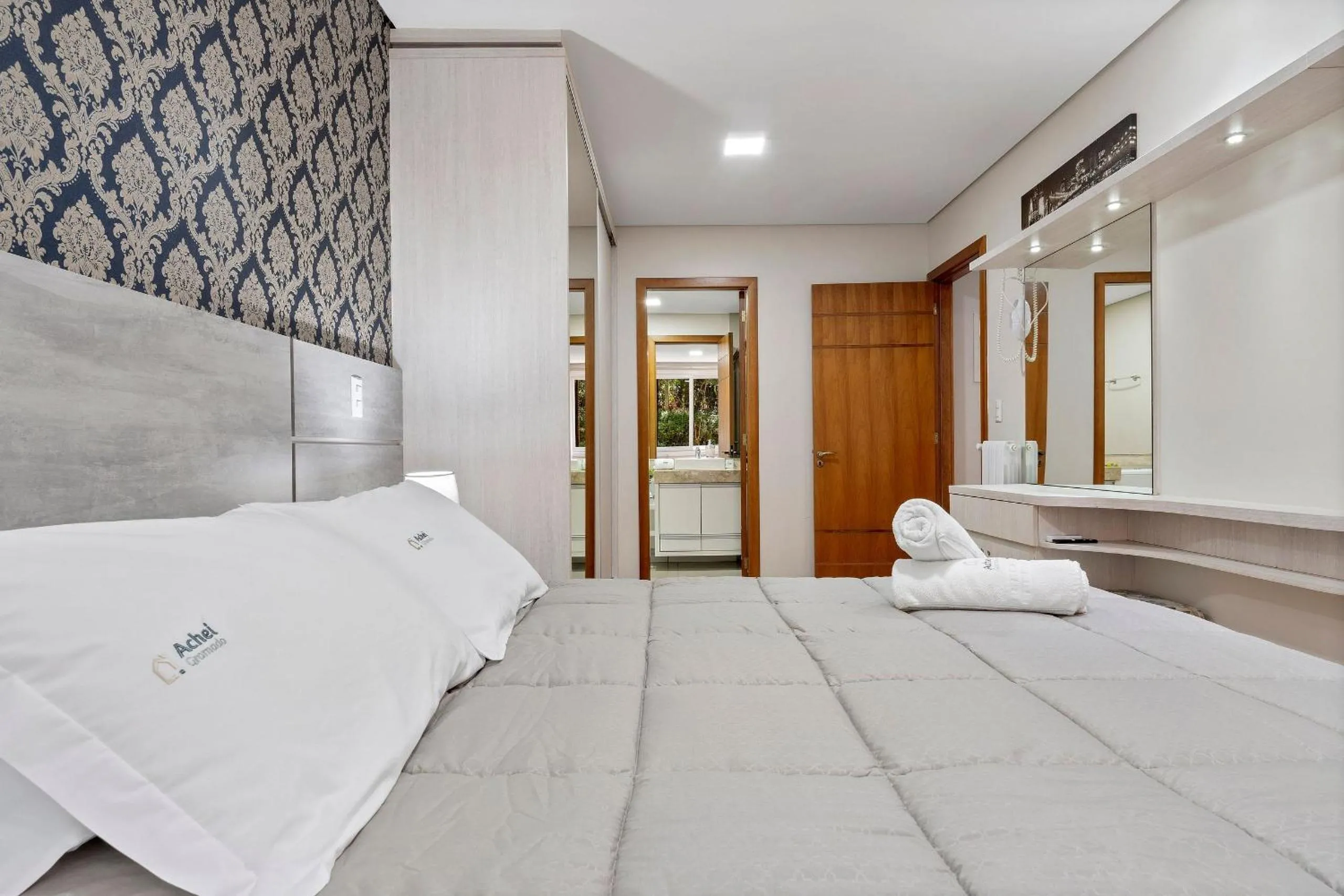 Bed in Flores da Montanha Centro by Achei Gramado