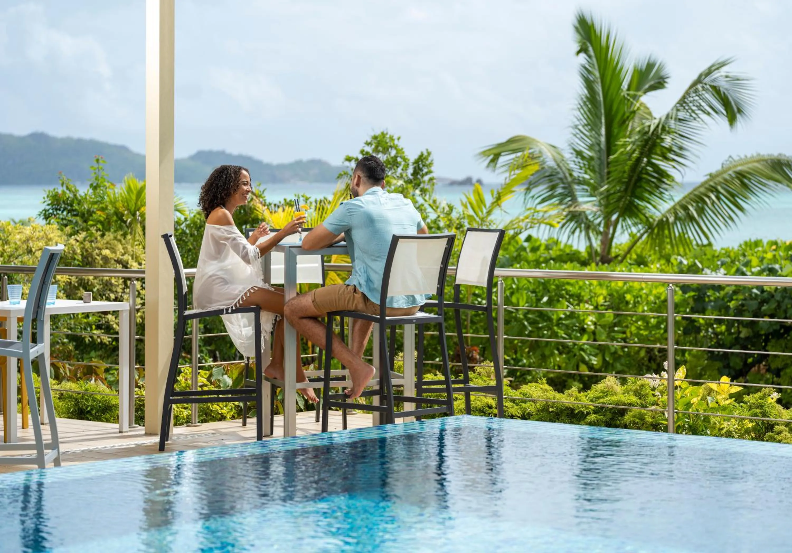 Dining area in Acajou Beach Resort