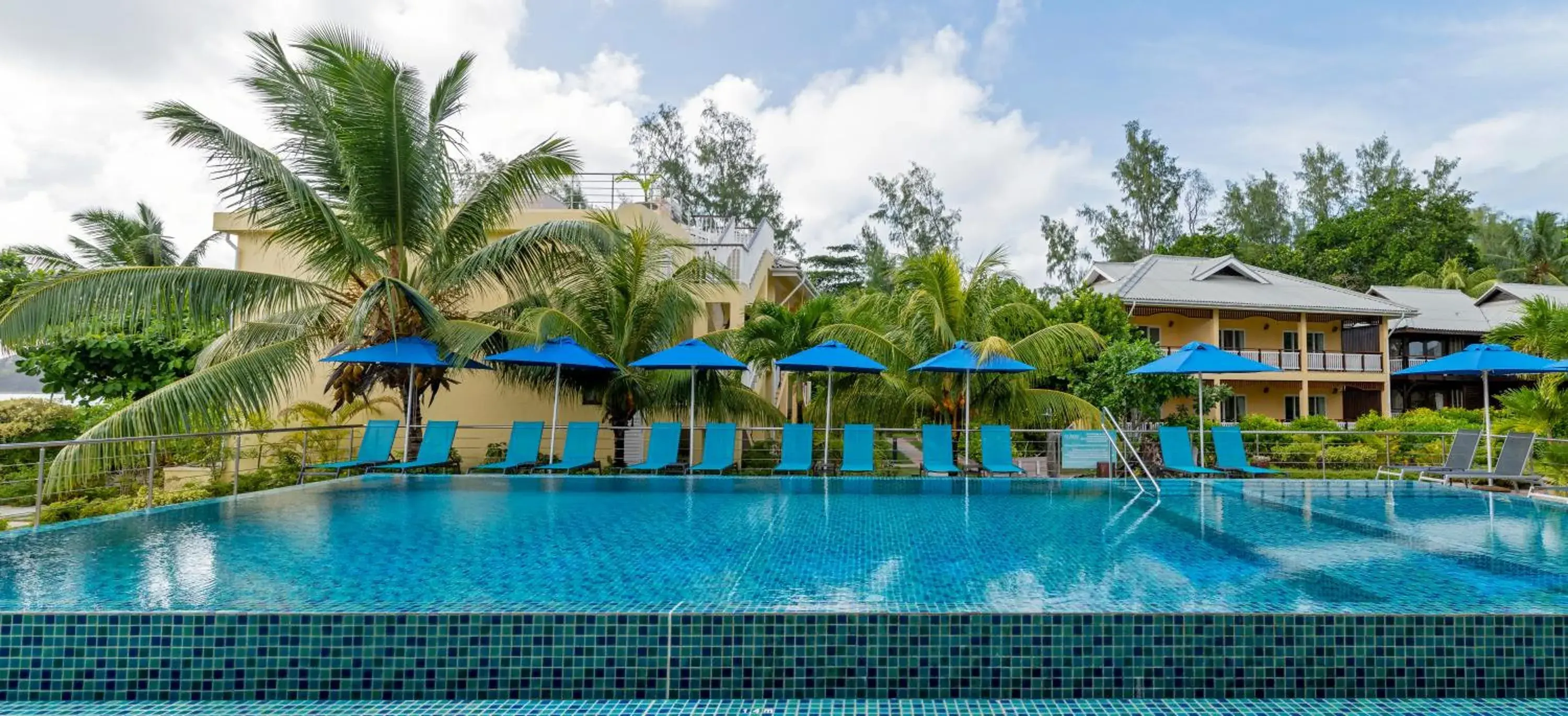 Pool view in Acajou Beach Resort Pool view in Acajou Beach Resort