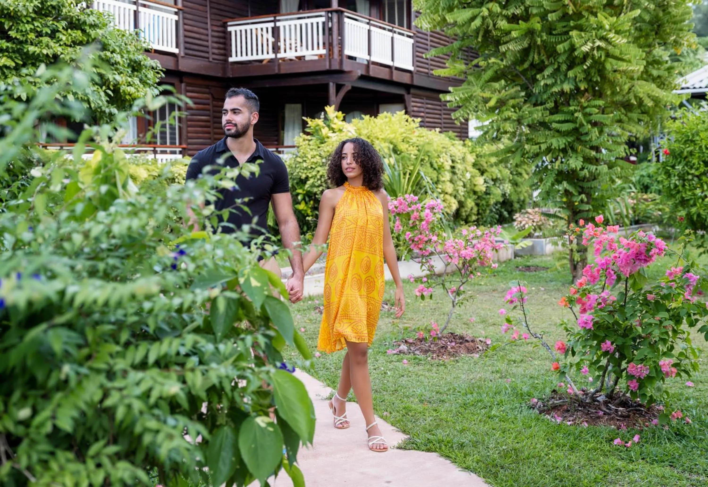 Guests in Acajou Beach Resort