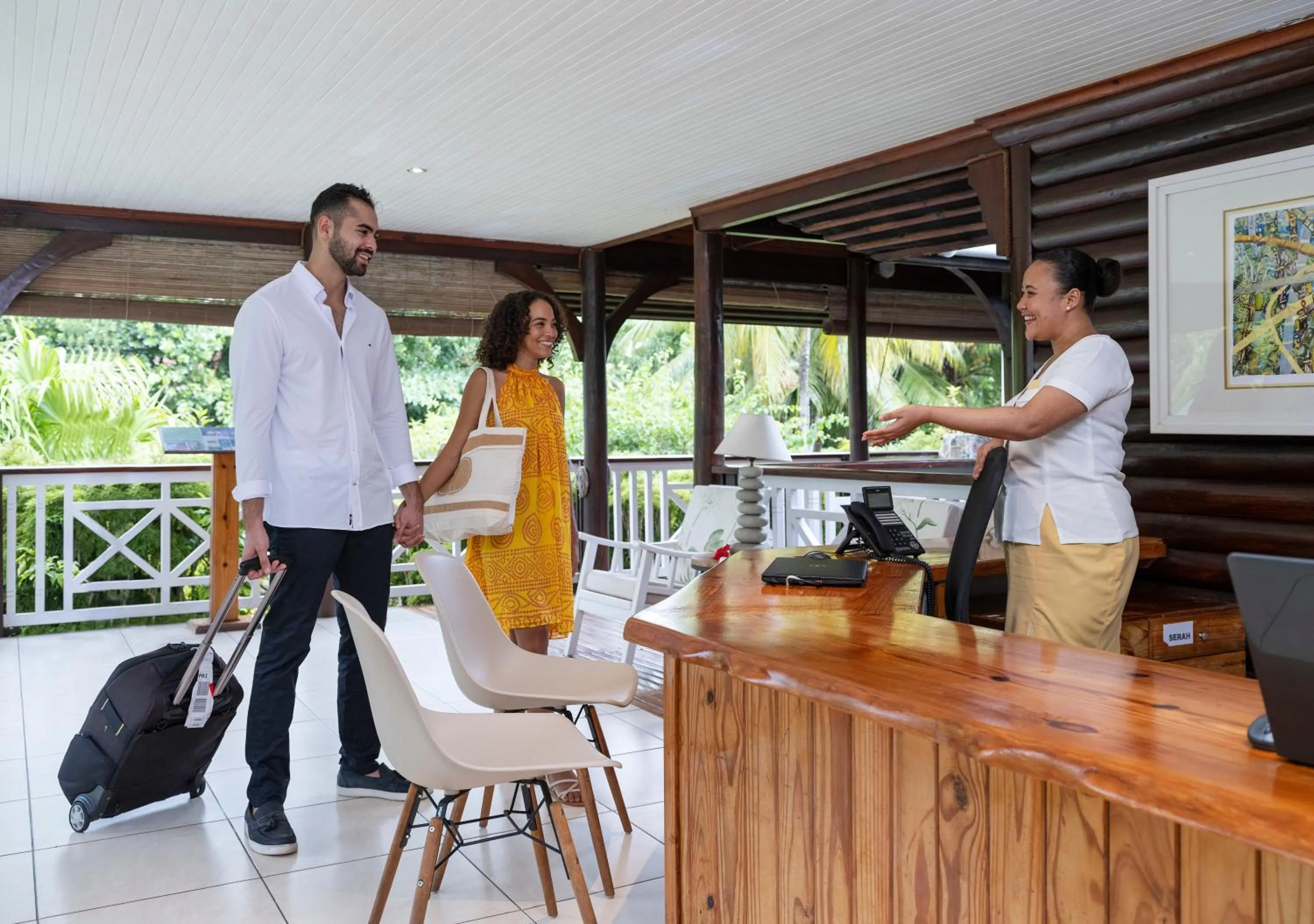 Guests in Acajou Beach Resort