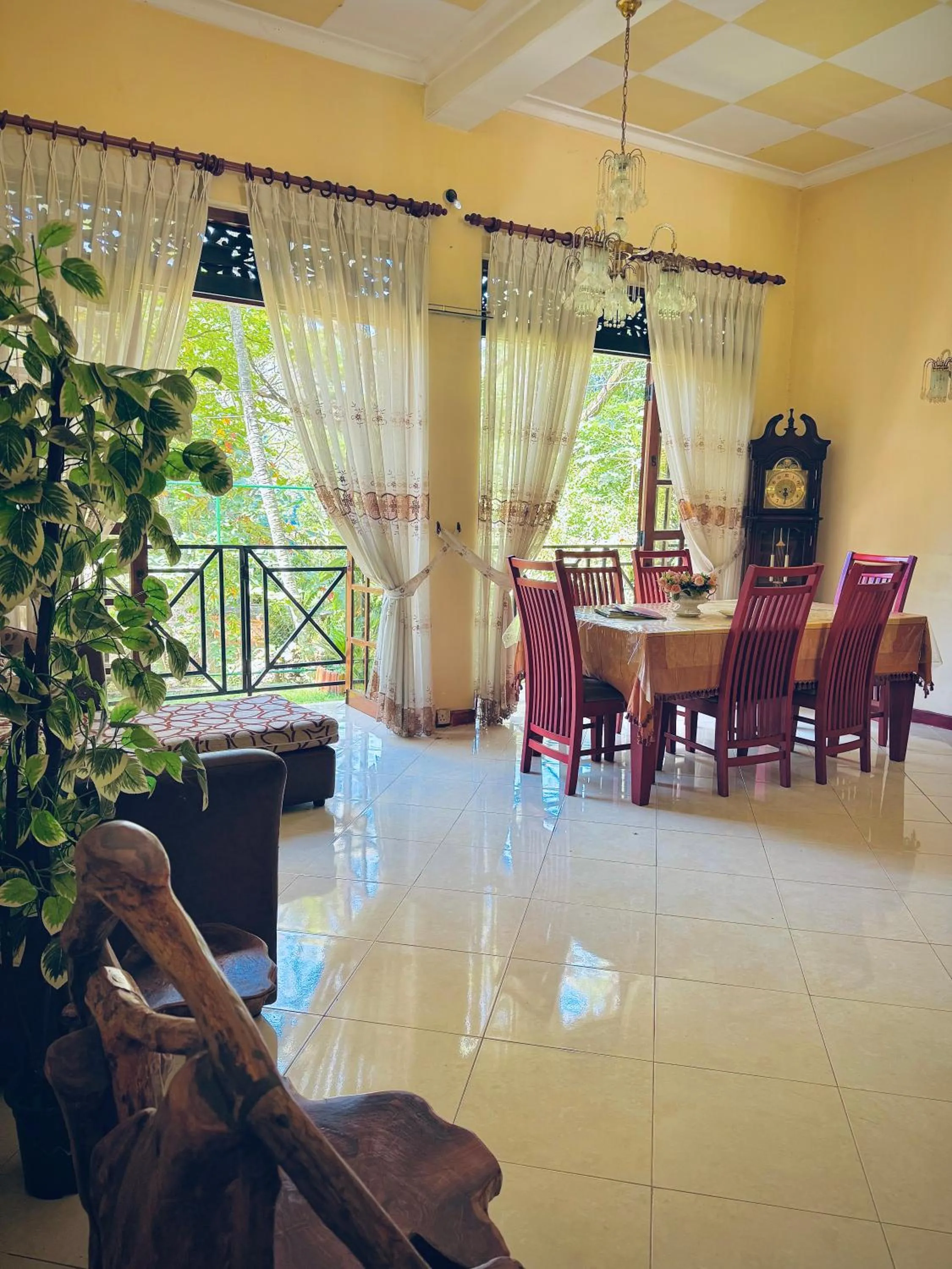 Living room in Mahaweli View Bungalow