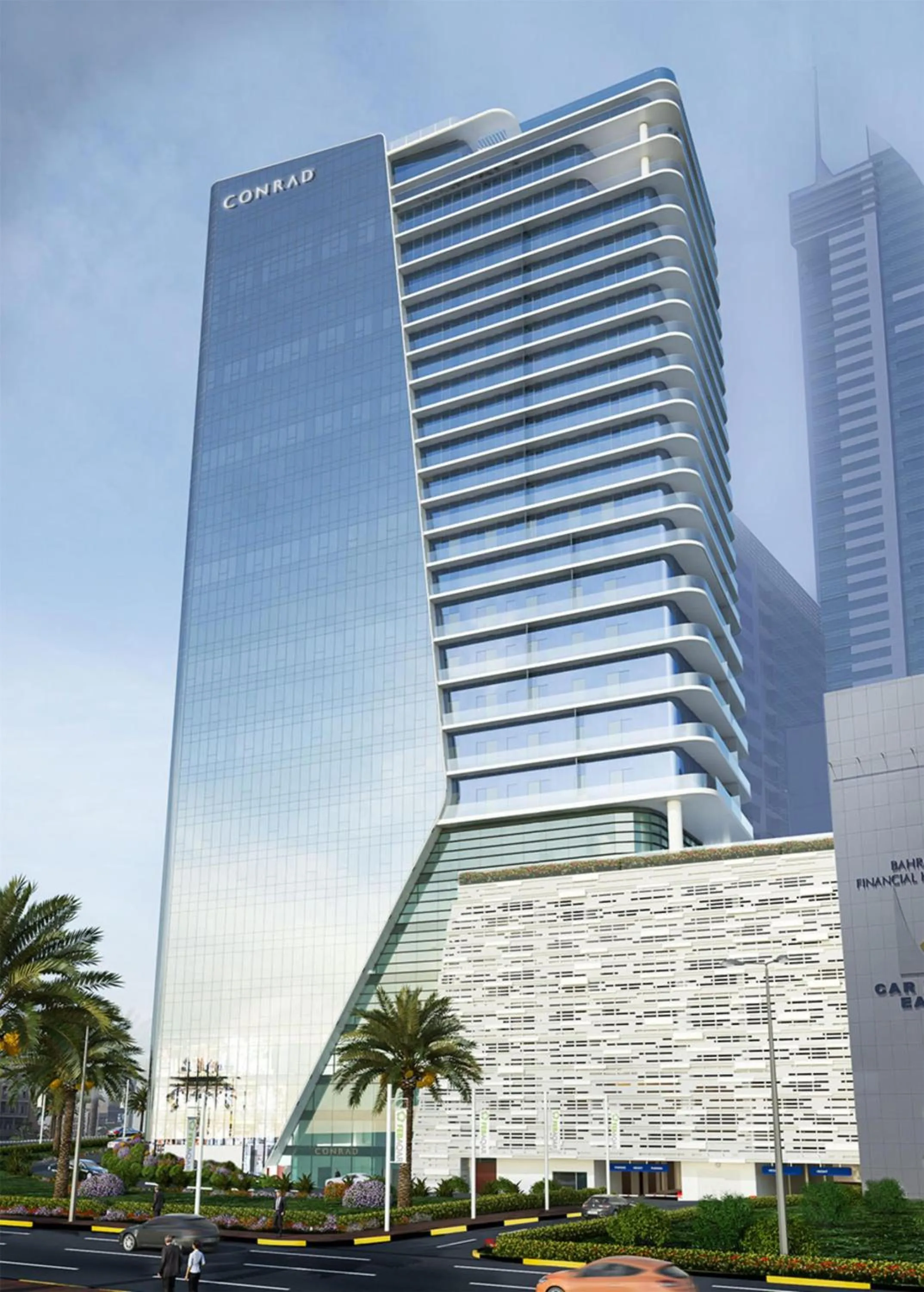 Property building in Conrad Bahrain Financial Harbour
