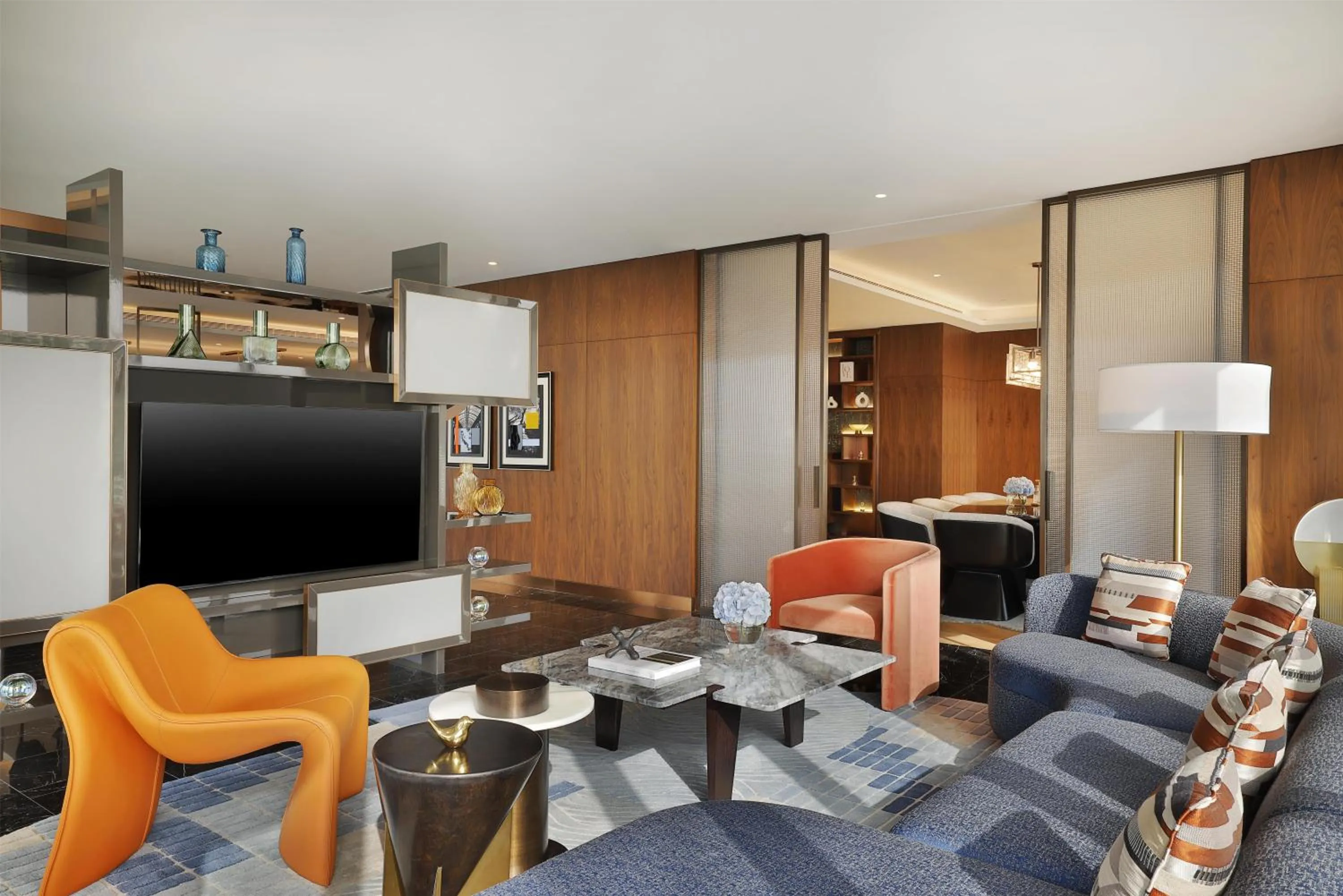 Living room in Conrad Bahrain Financial Harbour