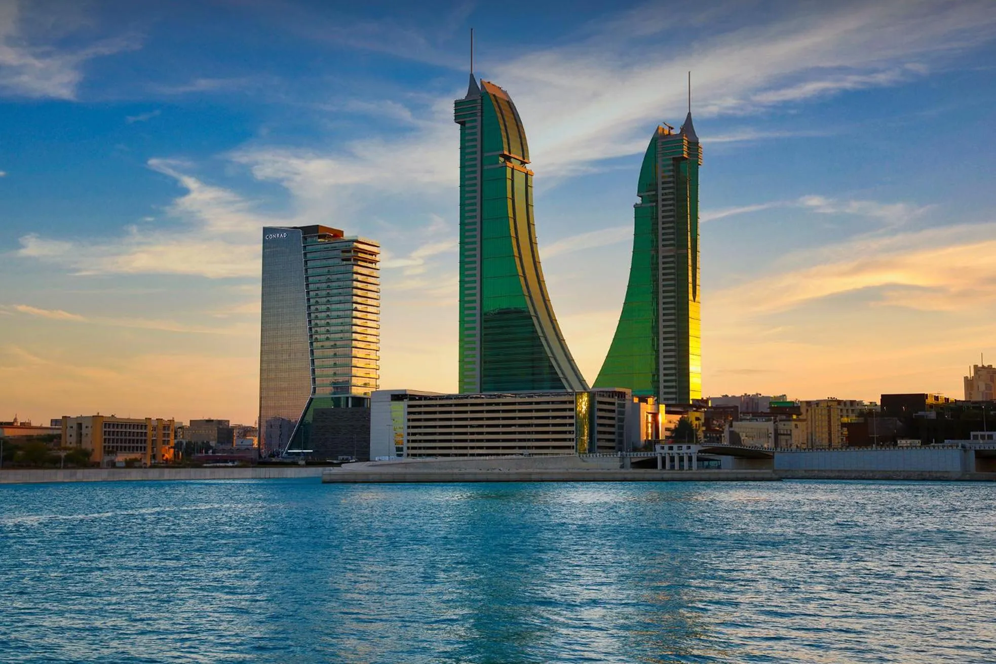 Property building in Conrad Bahrain Financial Harbour