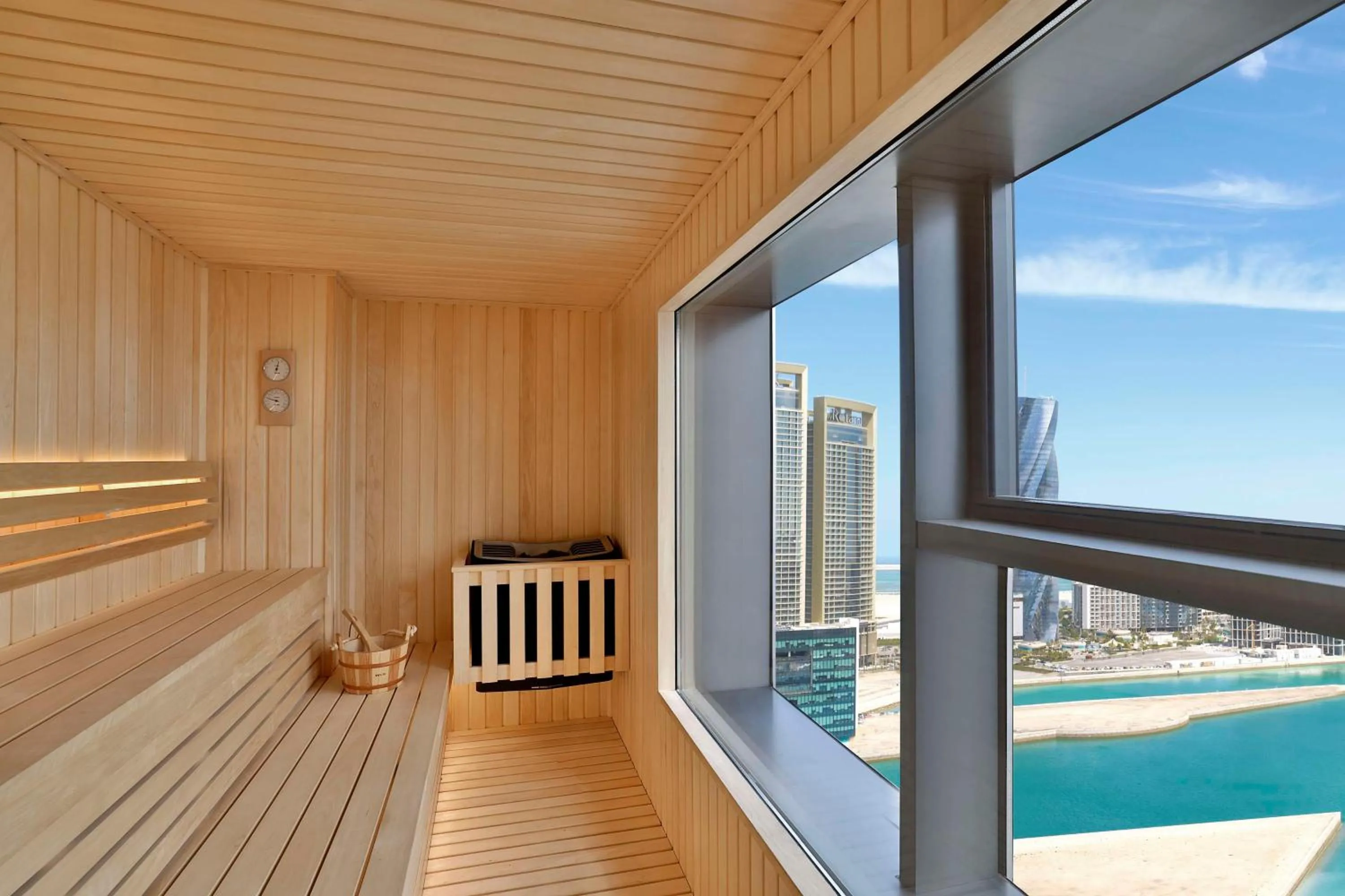 Fitness centre/facilities in Conrad Bahrain Financial Harbour