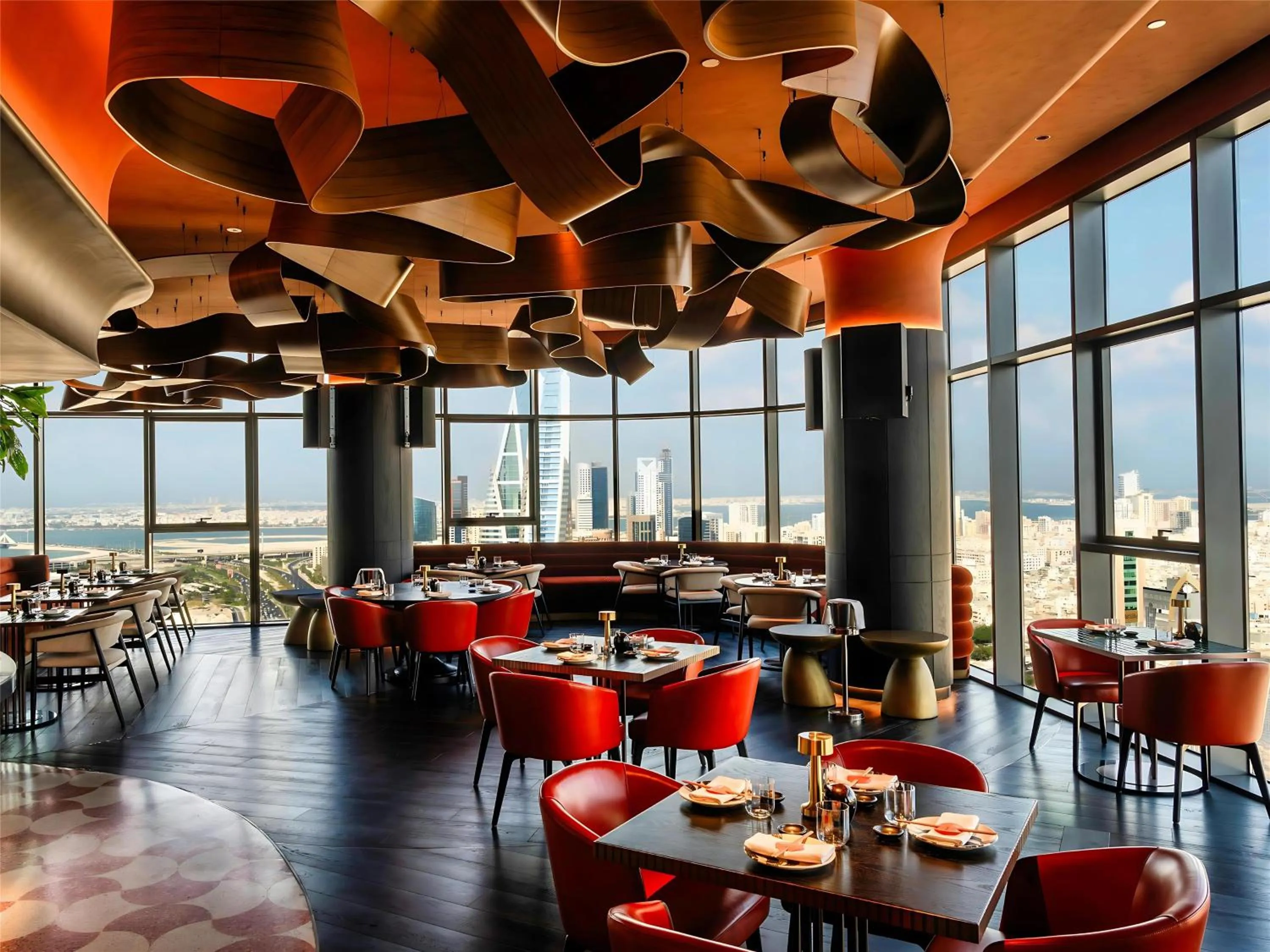 Restaurant/places to eat in Conrad Bahrain Financial Harbour