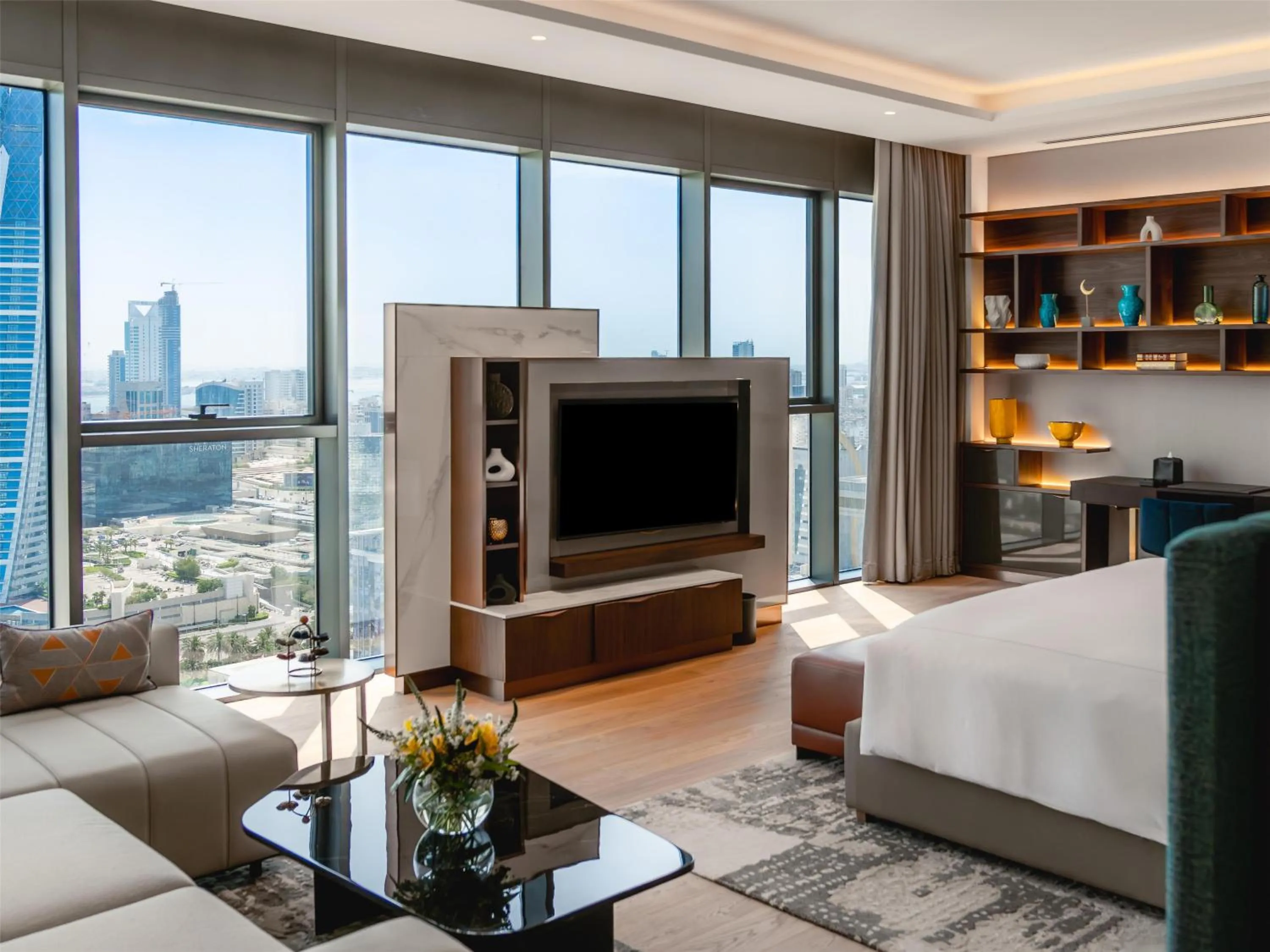 Living room in Conrad Bahrain Financial Harbour