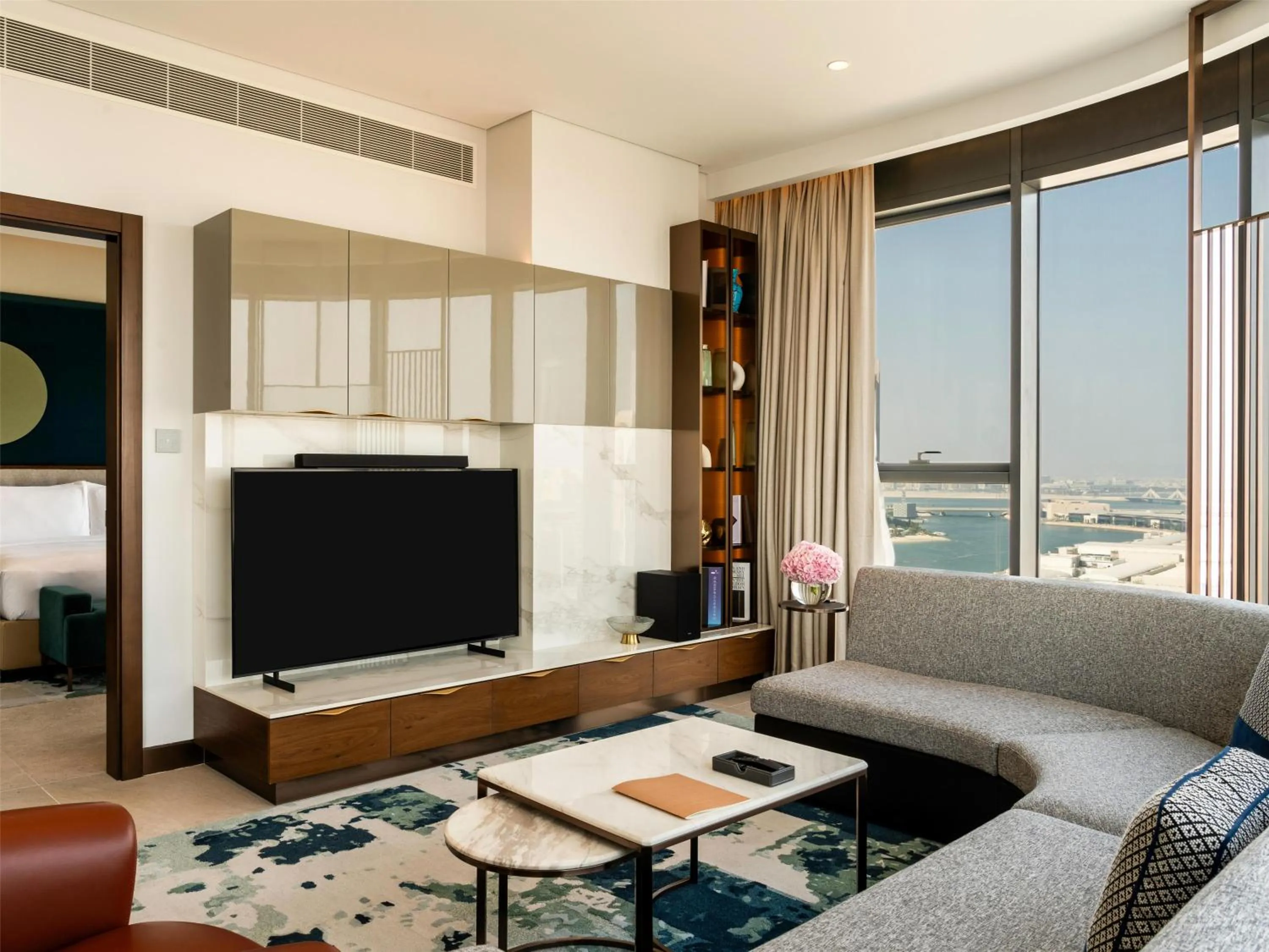 Living room in Conrad Bahrain Financial Harbour