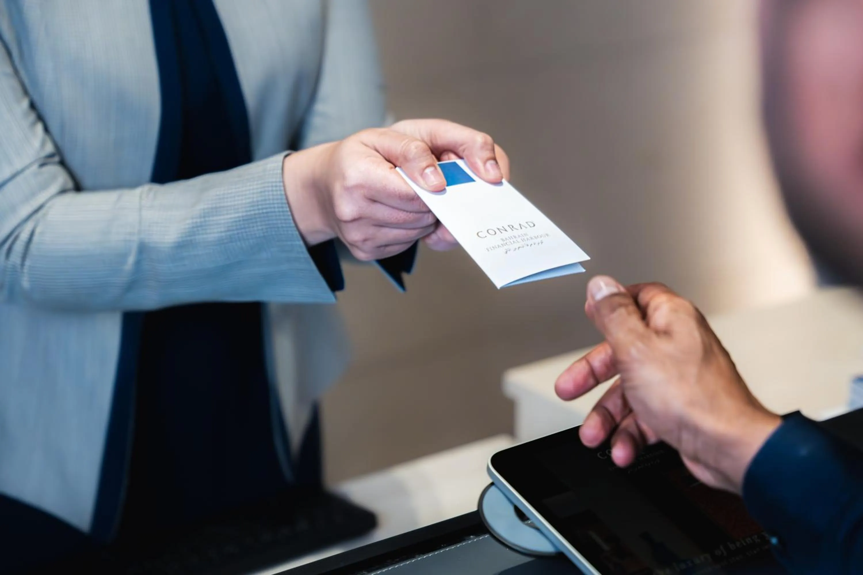 Staff in Conrad Bahrain Financial Harbour