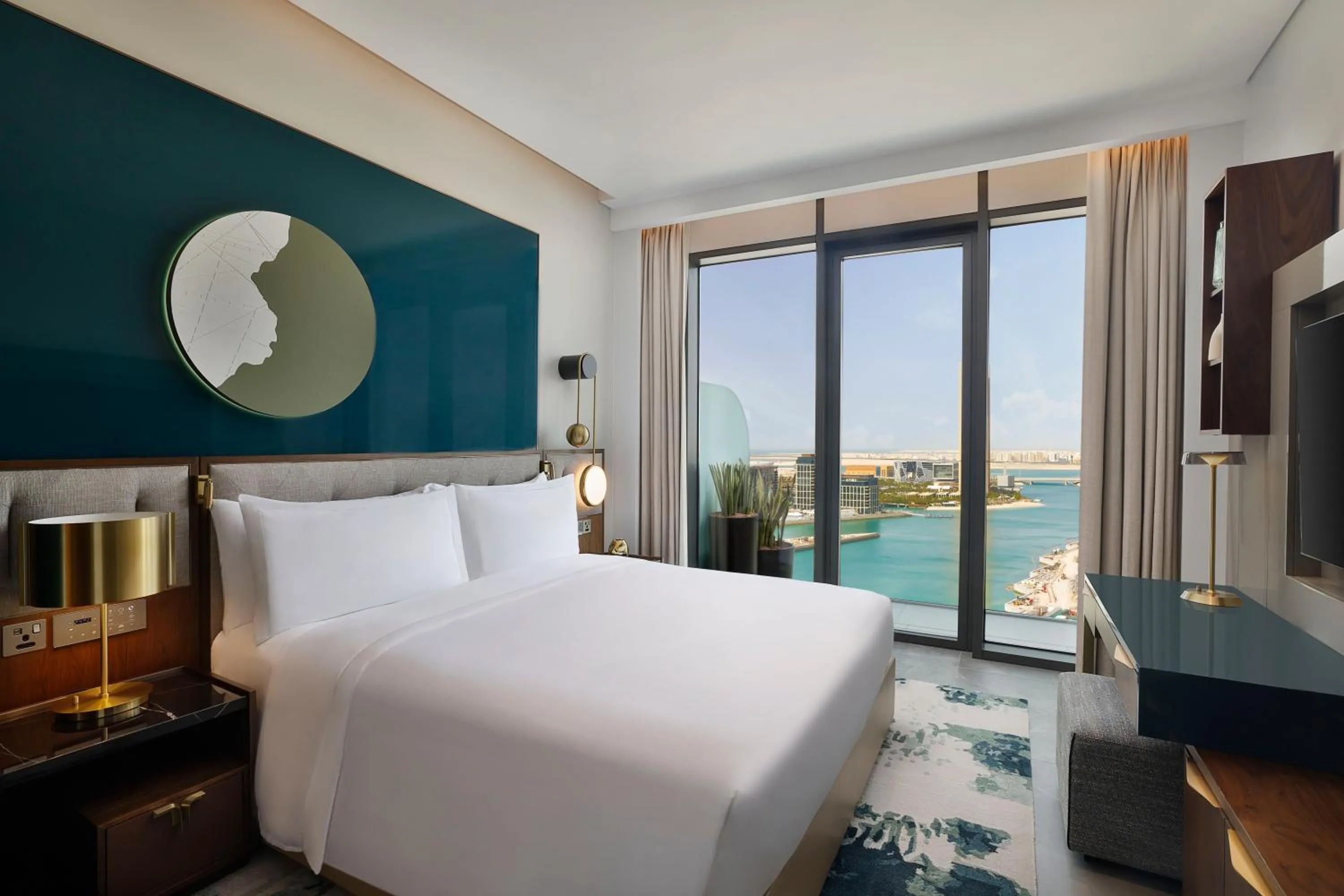 Bed in Conrad Bahrain Financial Harbour