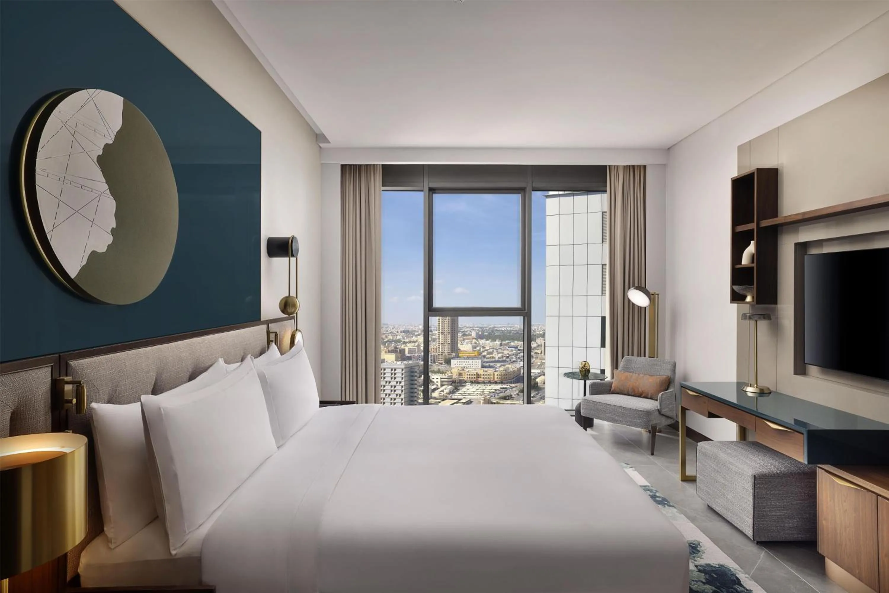 Photo of the whole room, Bed in Conrad Bahrain Financial Harbour