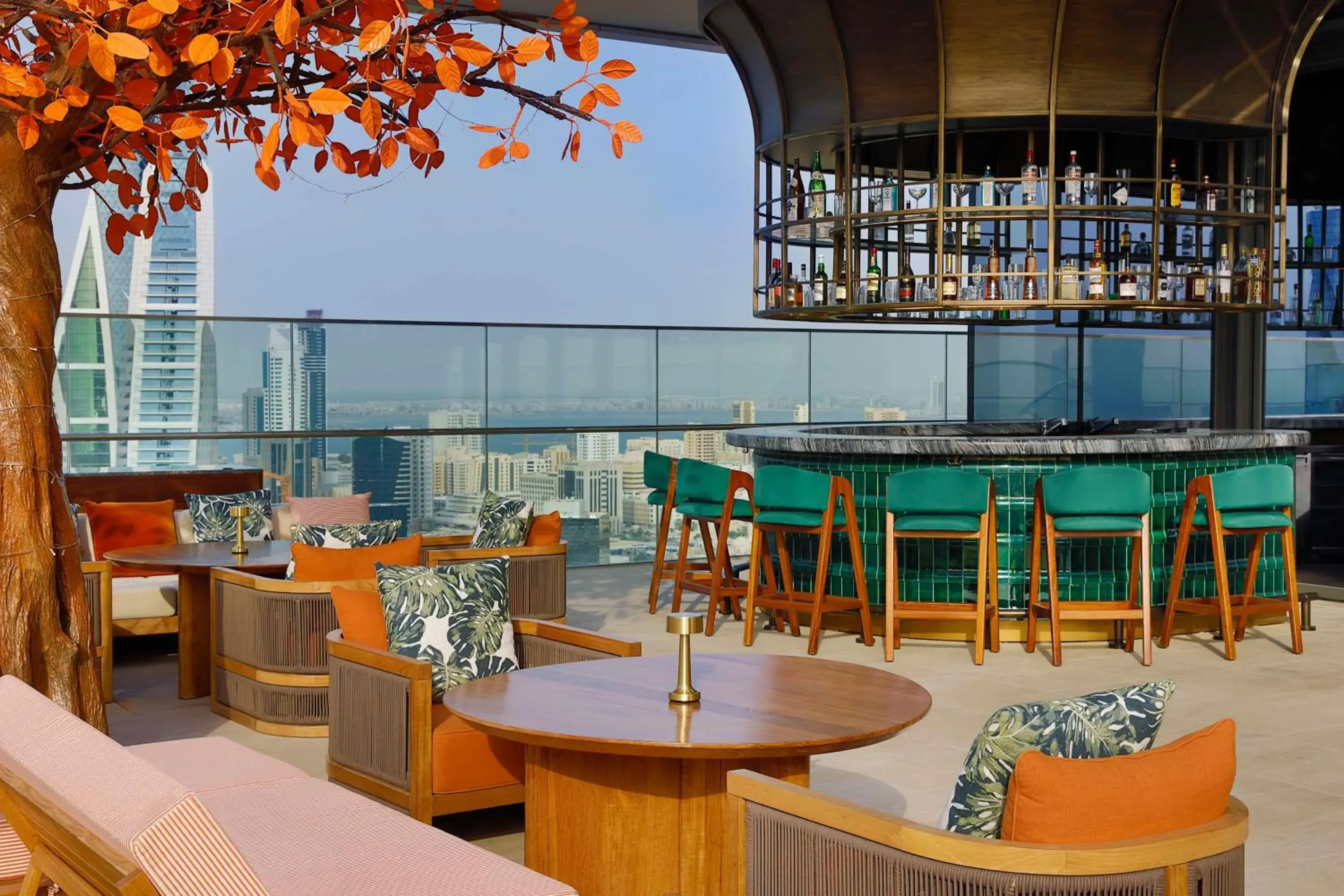Lounge or bar in Conrad Bahrain Financial Harbour Lounge or bar in Conrad Bahrain Financial Harbour