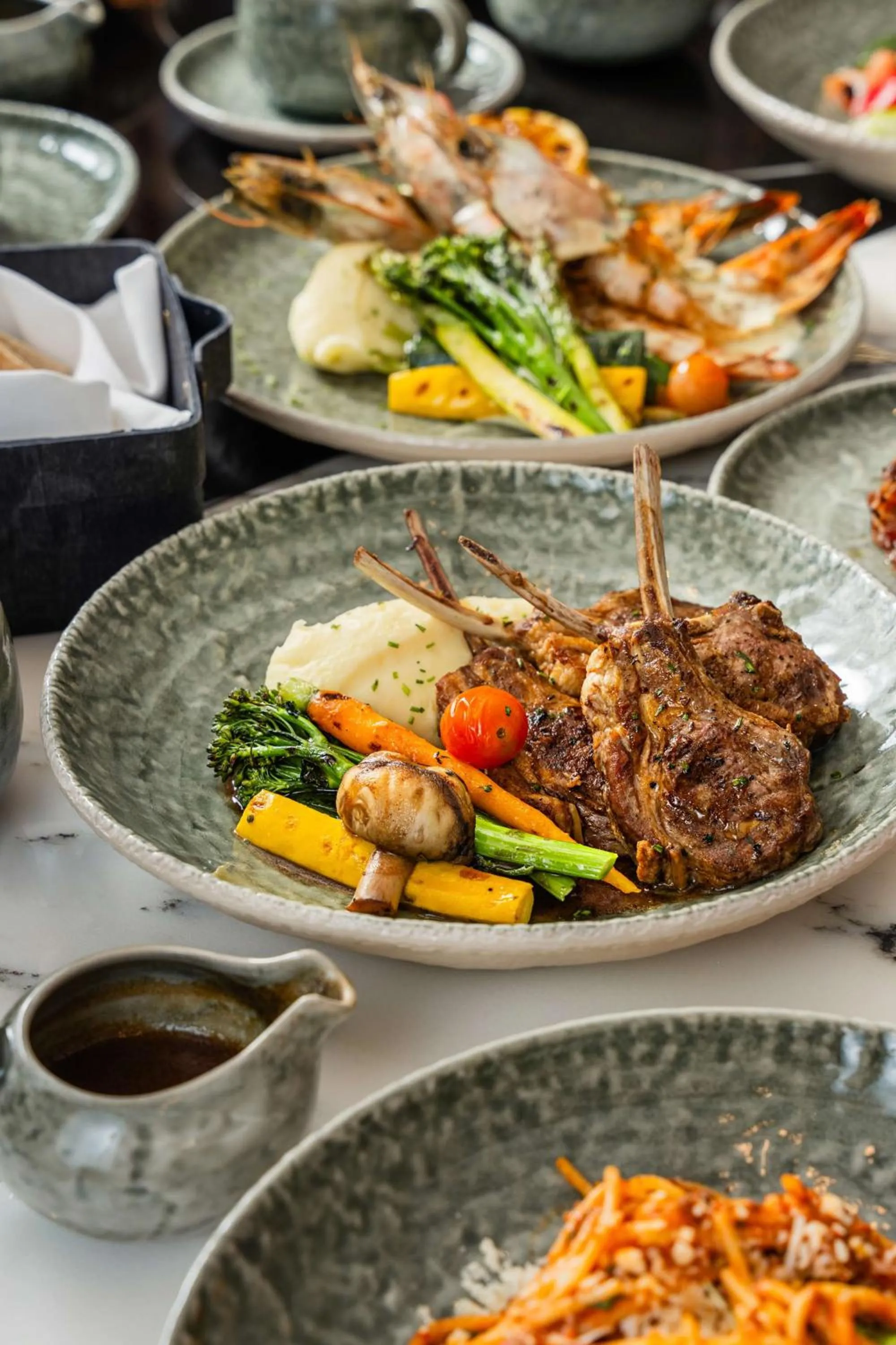 Dining area in Conrad Bahrain Financial Harbour