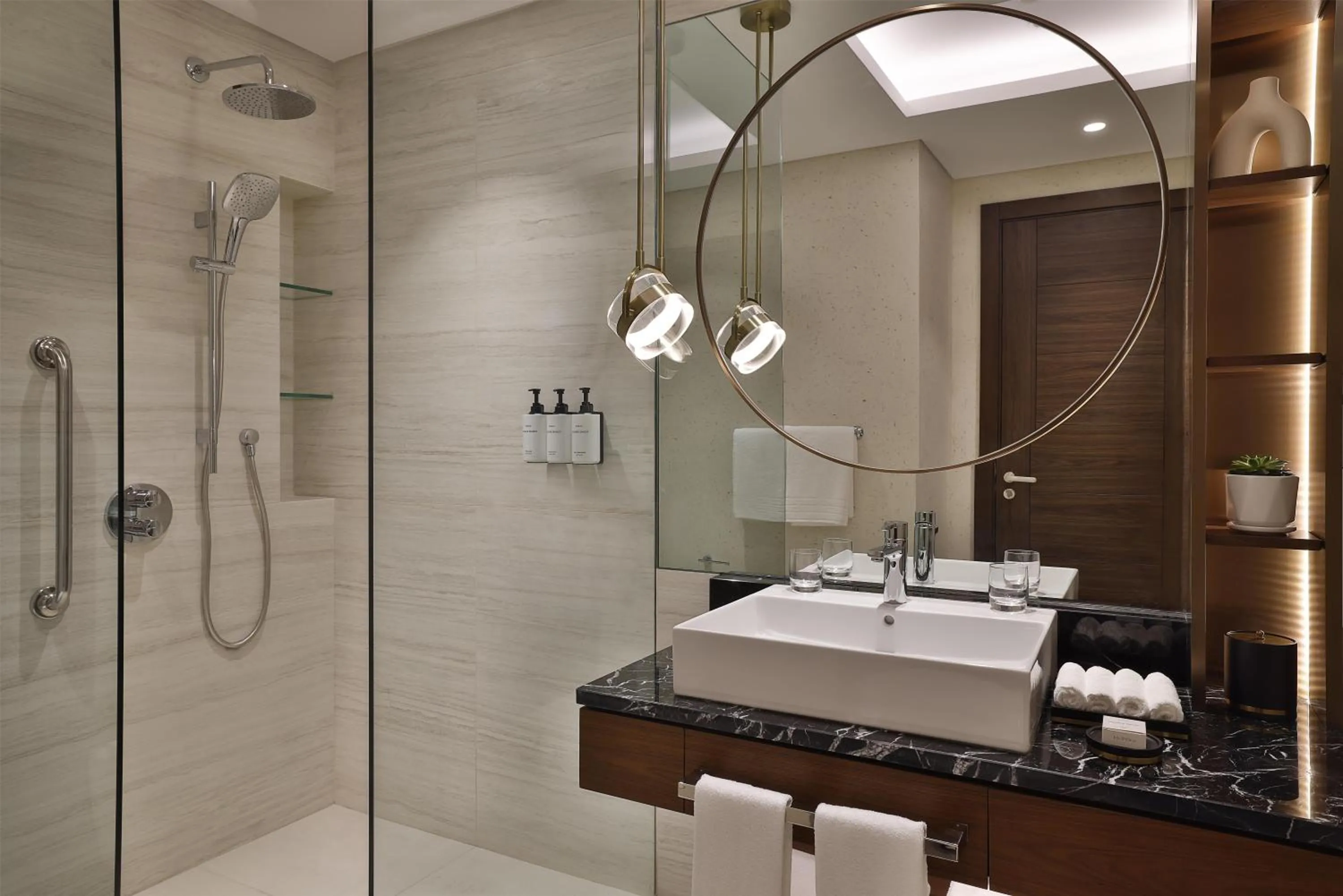 Bathroom in Conrad Bahrain Financial Harbour