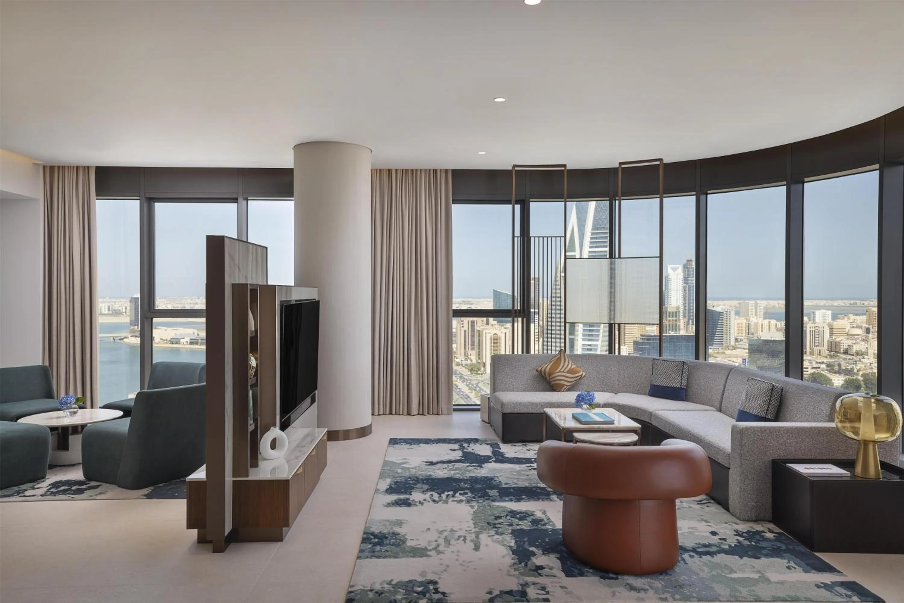 Living room in Conrad Bahrain Financial Harbour