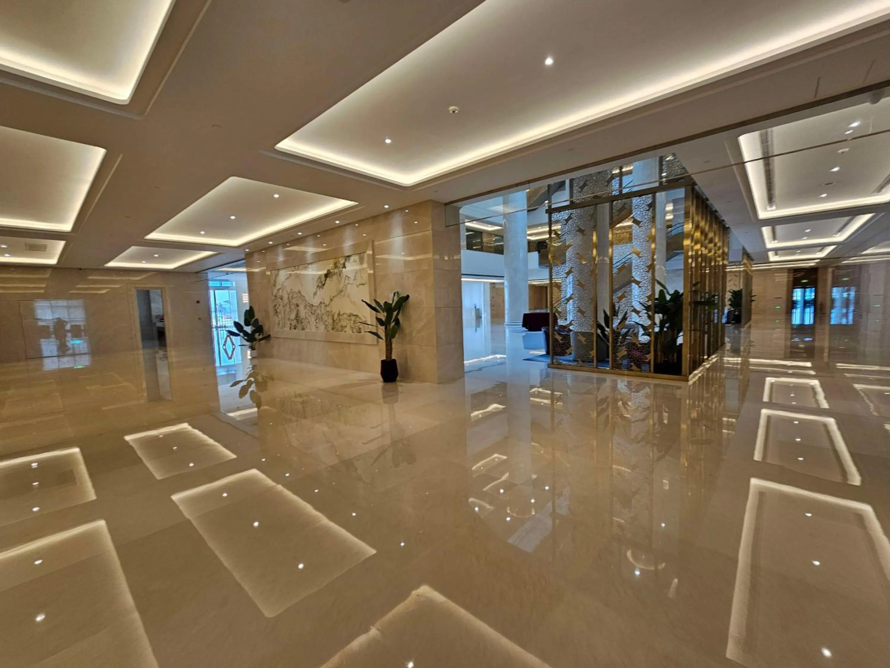 Lobby or reception in Hilton Brazzaville Les Tours Jumelles Hotel & Residences