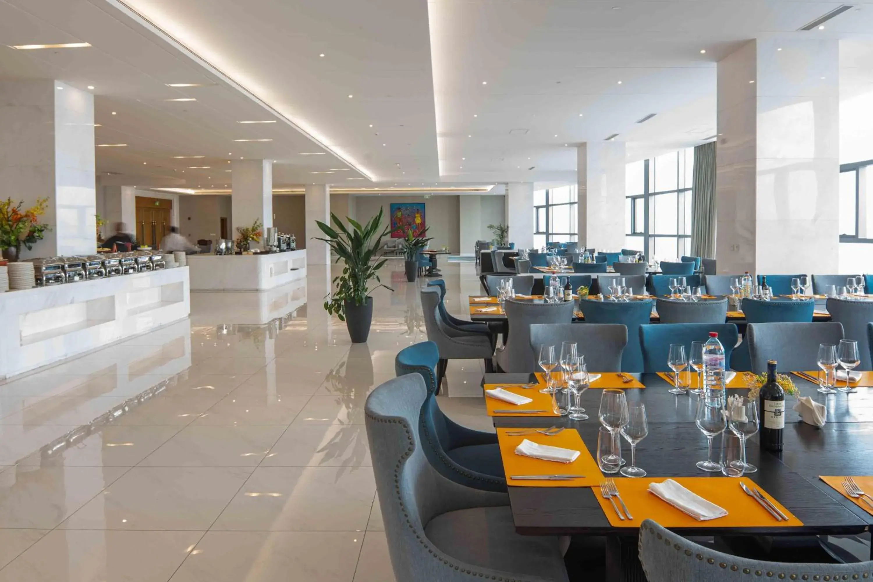 Lounge or bar in Hilton Brazzaville Les Tours Jumelles Hotel & Residences Lounge or bar in Hilton Brazzaville Les Tours Jumelles Hotel & Residences